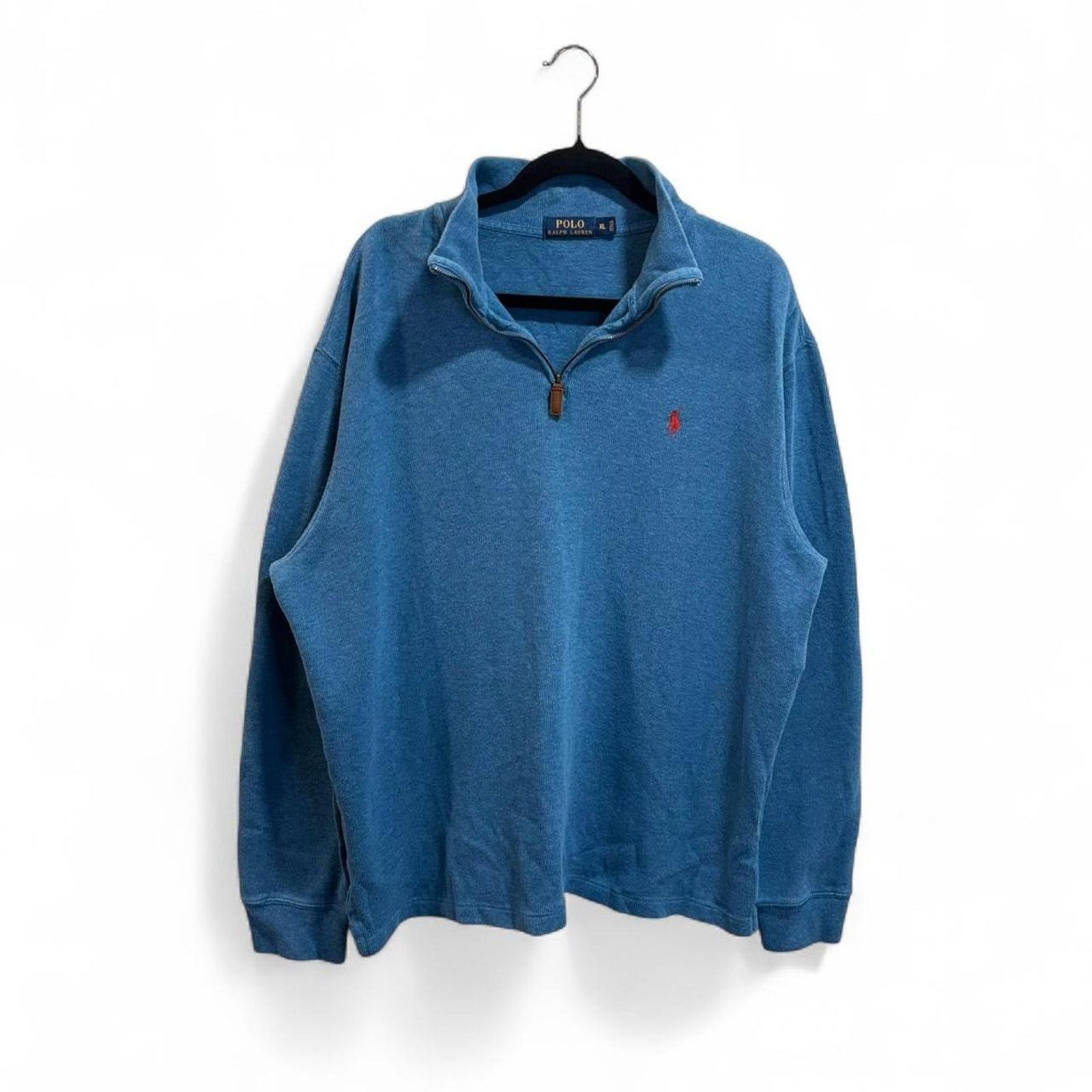 Polo Ralph Lauren Blue polo ralph lauren quarter zip sweatshirt xl mens Size US XL / EU 56 / 4 - 1 Thumbnail