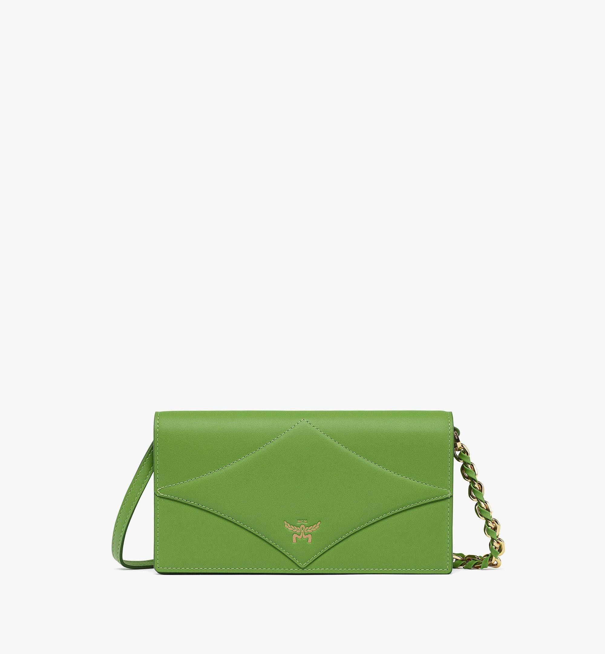 MCM o1mt1gz0725 Size: OS / Fold Large Wallet in Green Size ONE SIZE - 1 Thumbnail