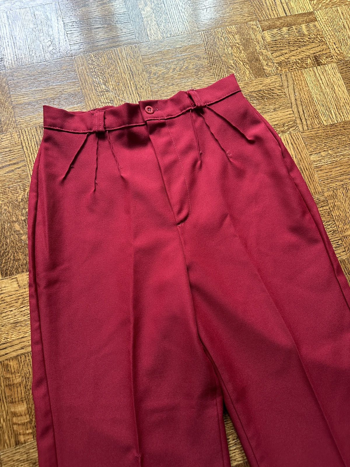 Vintage Vintage 70s Flared Wide Leg Pants Size 30" / US 8 / IT 44 - 3 Thumbnail
