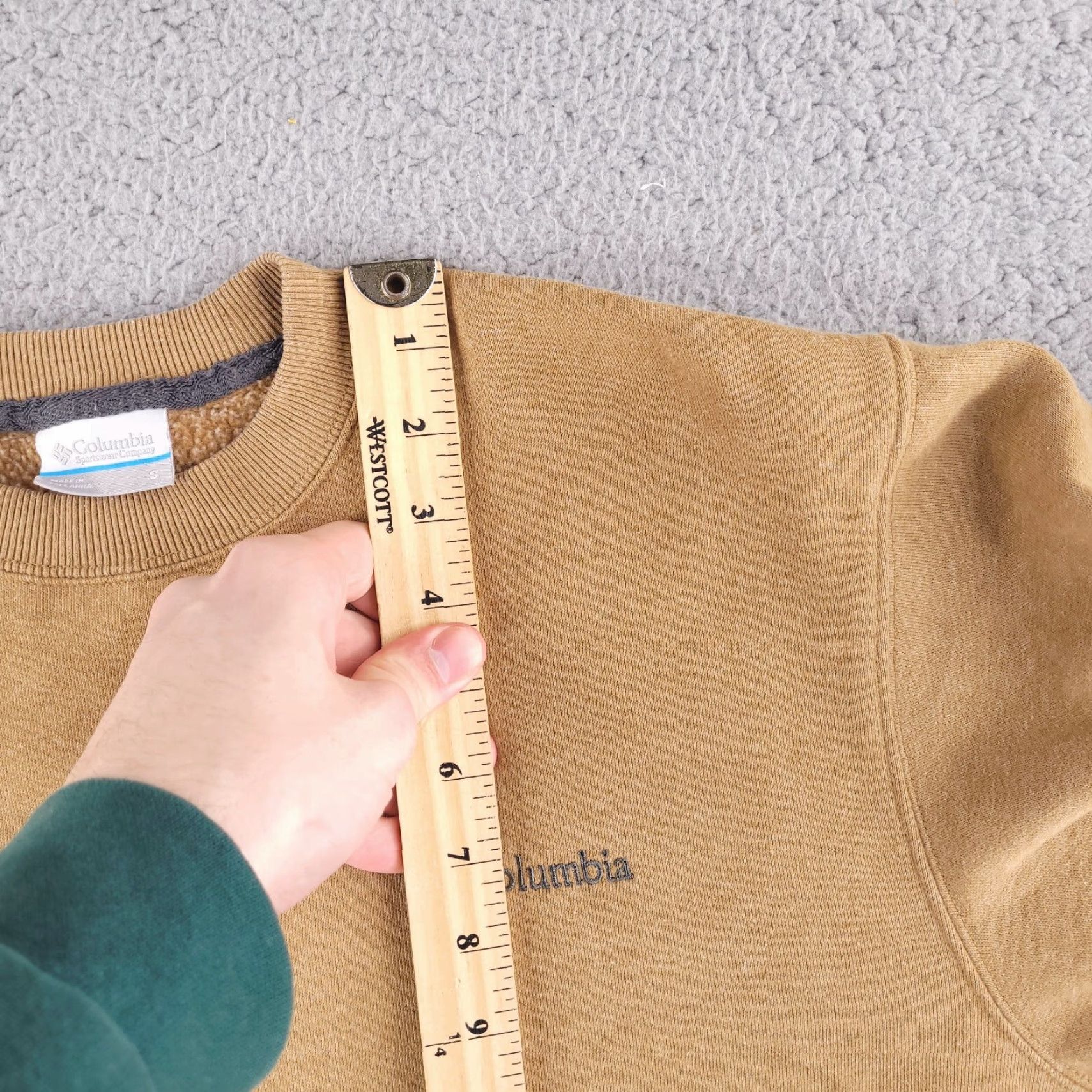 Vintage Columbia Sweatshirt Mens Small Brown Pullover Crewneck Size US S / EU 44-46 / 1 - 6 Thumbnail