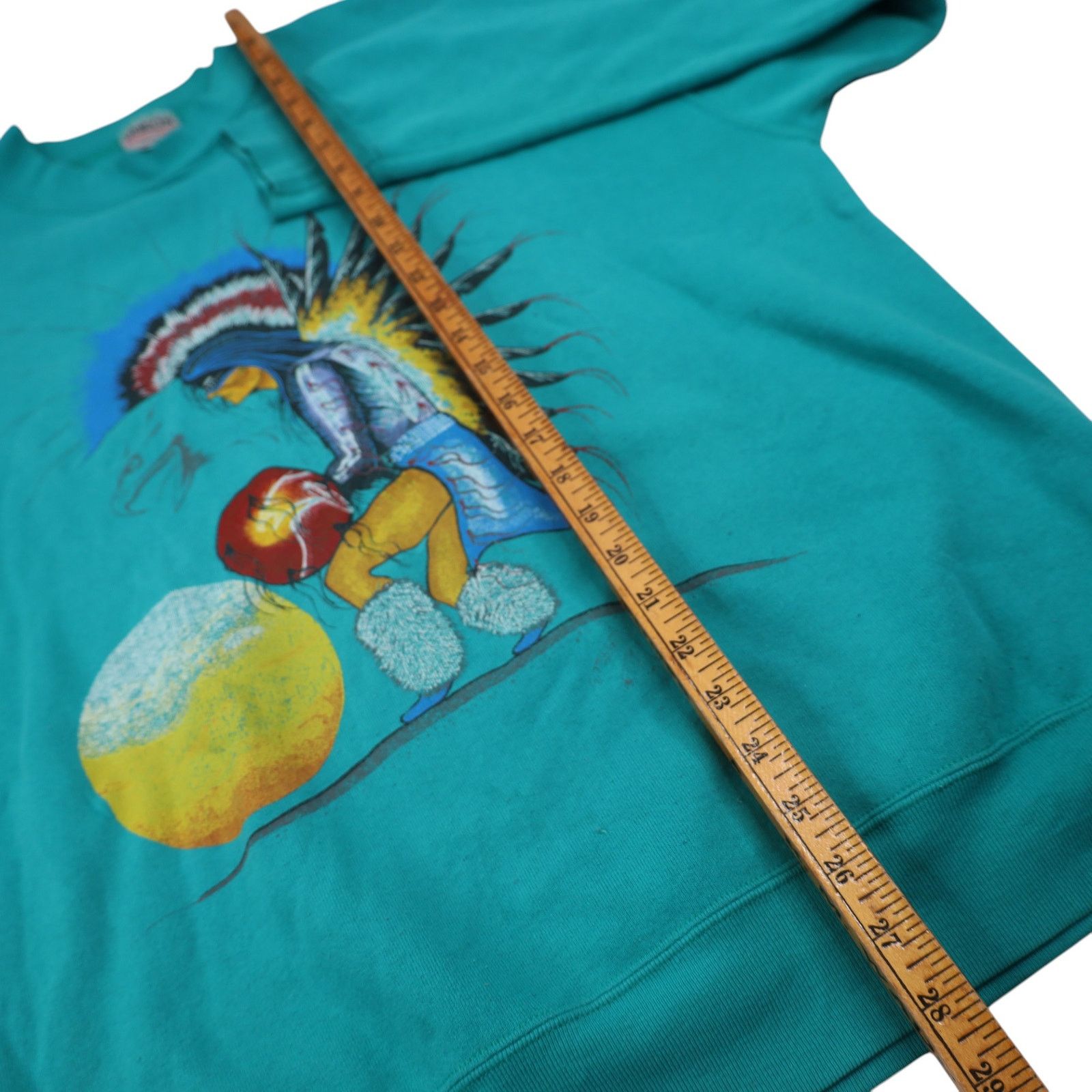 Vintage Vintage 90s Native American Sun Graphic Sweatshirt Size US XL / EU 56 / 4 - 8 Thumbnail