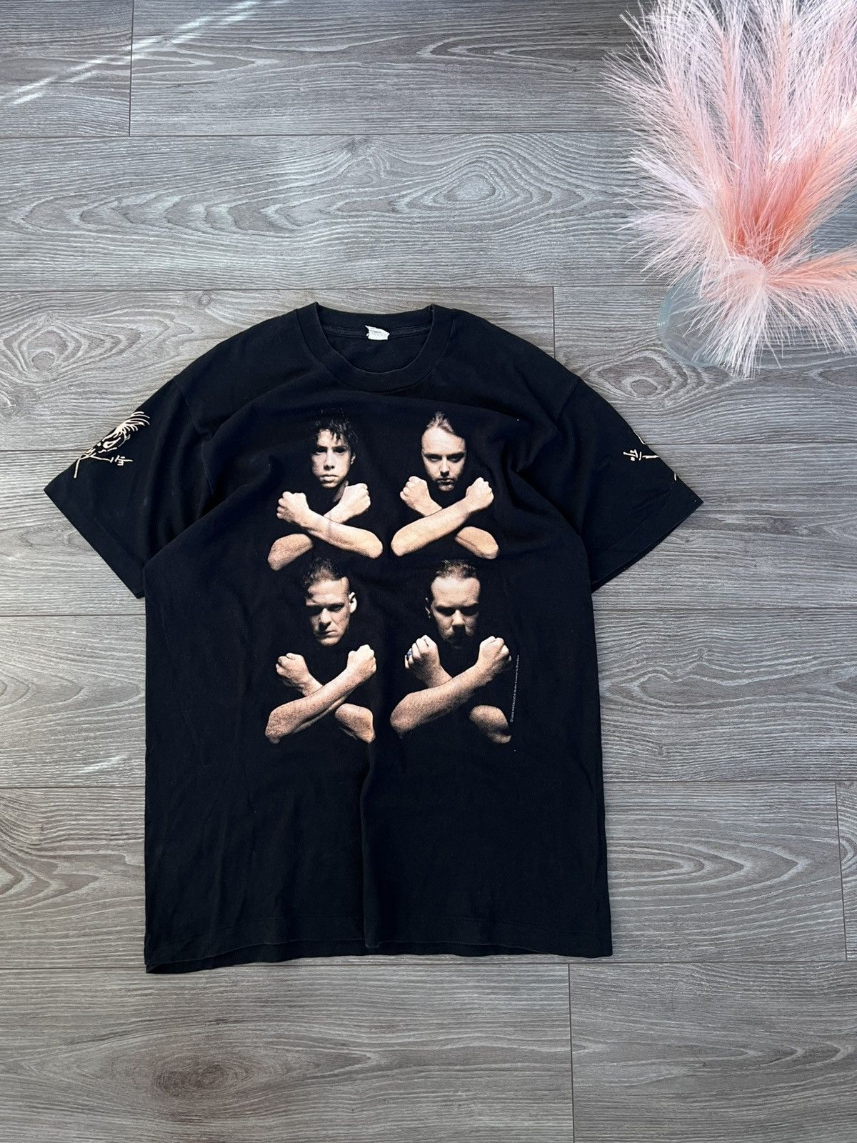 Band Tees ‼️1992 VINTAGE METALLICA Birth School Archival Band T-Shirt‼️ Size US L / EU 52-54 / 3 - 3 Thumbnail