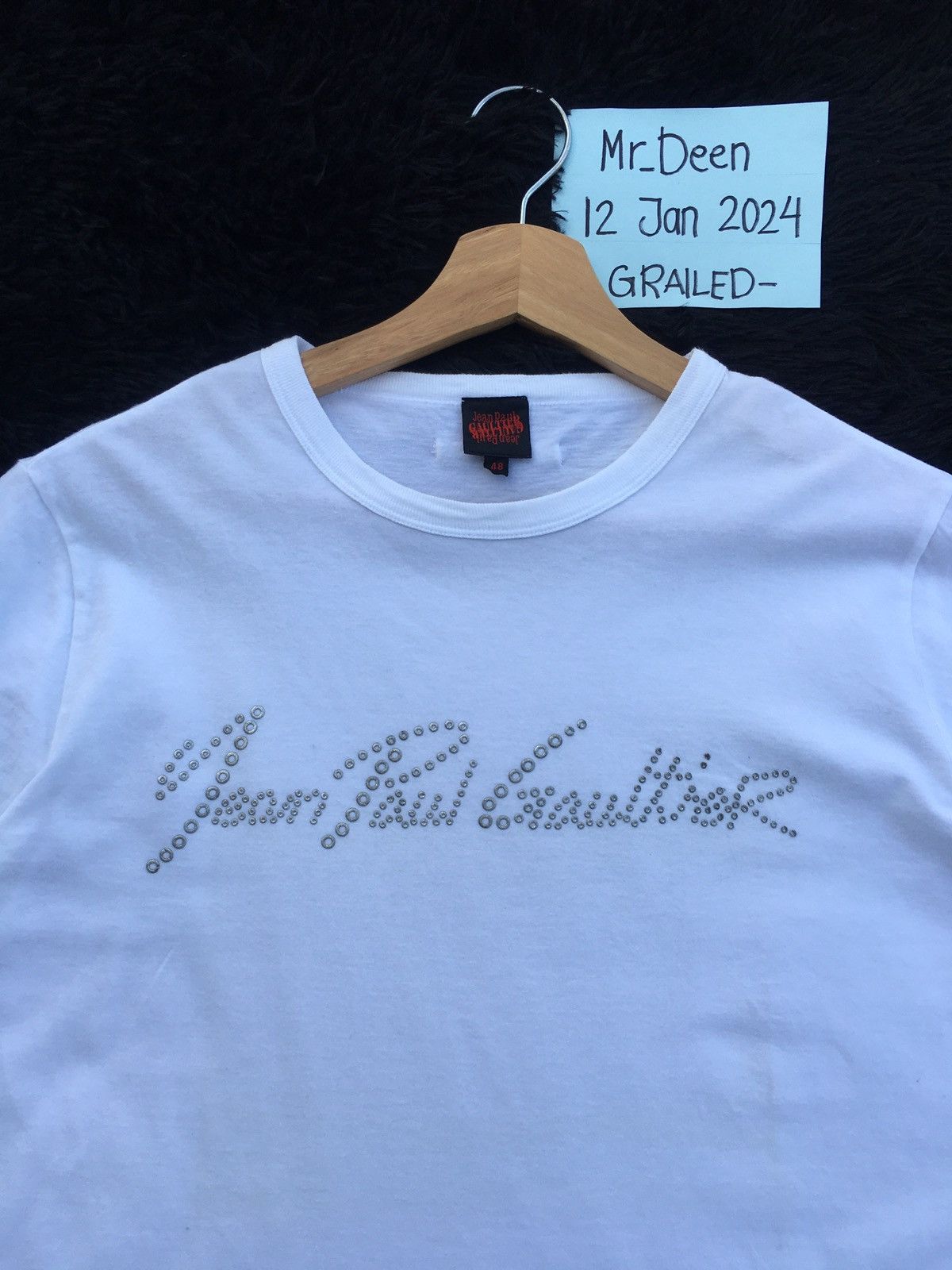 Jean Paul Gaultier Rare Jean Paul Gaultier Spellout Tshirt Size US M / EU 48-50 / 2 - 1 Thumbnail