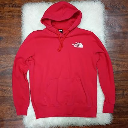 The North Face The North Face Mens Red Hoodie Sweatshirt Small "Never Stop Size US S / EU 44-46 / 1 - 2 Thumbnail