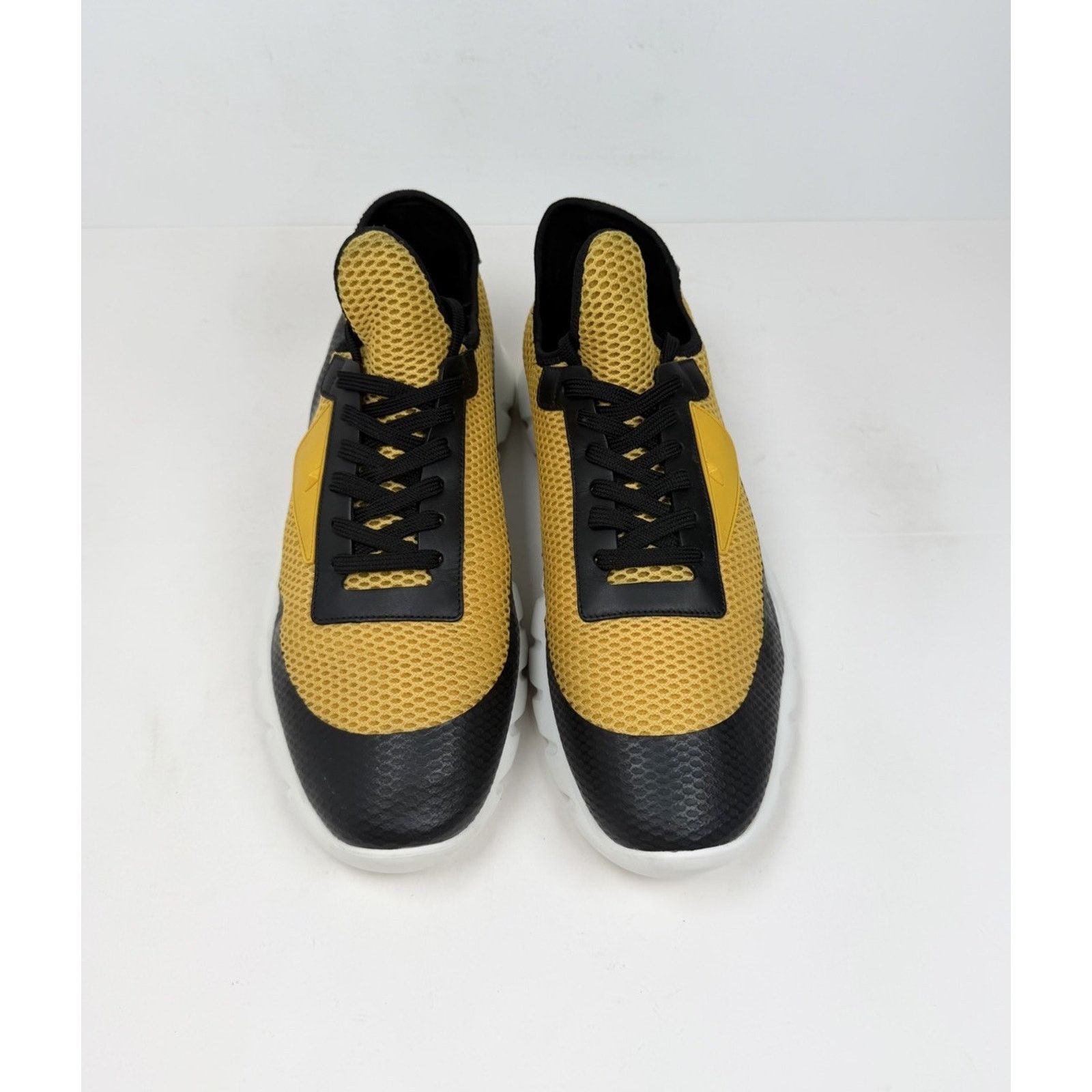 Fendi Size 9UK/10US - Fendi Monster Eyes Black Yellow Sneakers Size US 10 / EU 43 - 3 Thumbnail