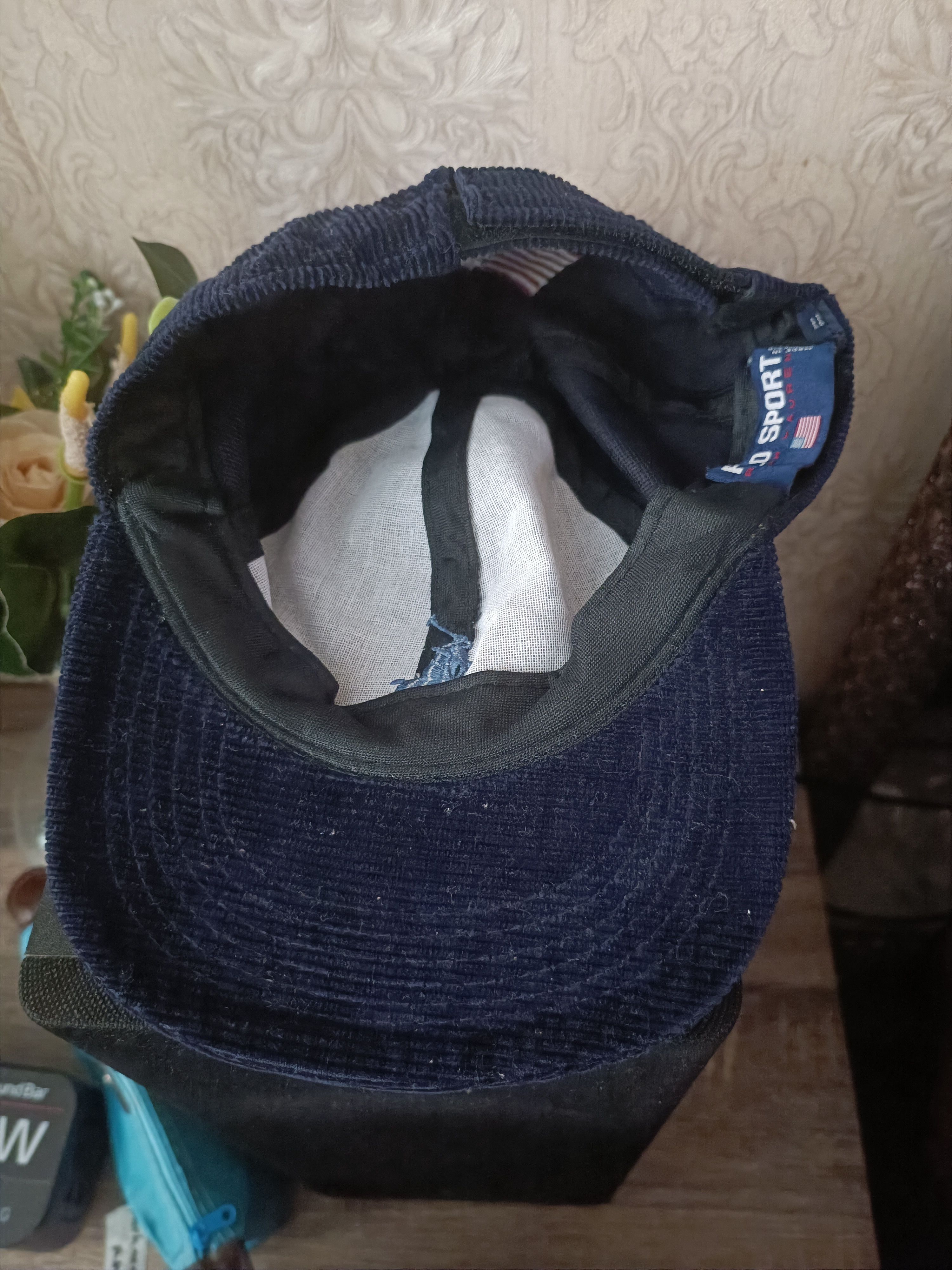 Polo Ralph Lauren Corduroy Polo Sport Ralph Lauren Embroidery Logo Cap Size ONE SIZE - 3 Thumbnail