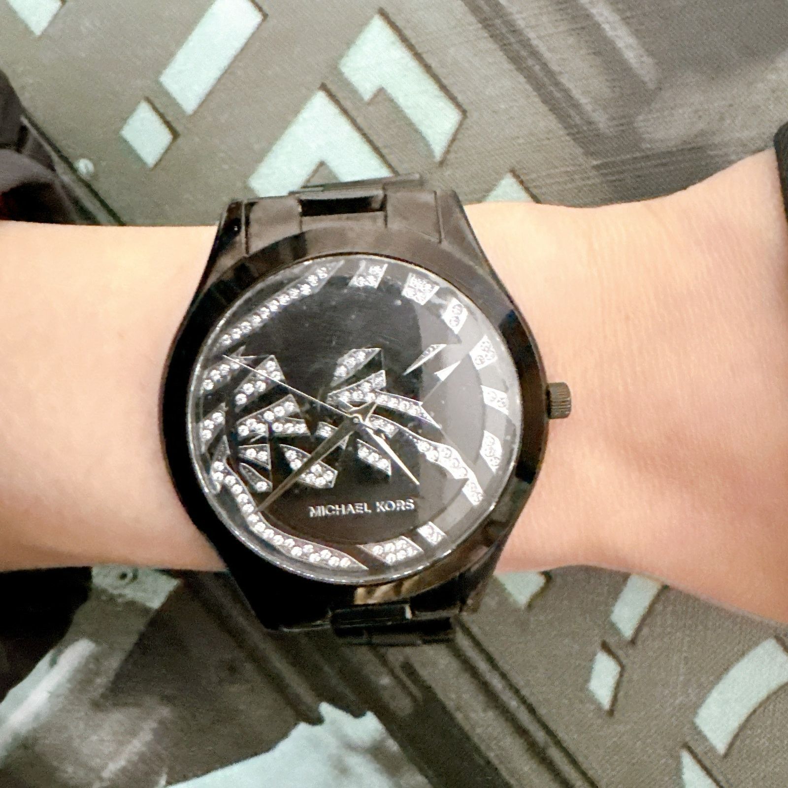 Michael Kors Michael Kors MK4562 Runway Quartz Black Watch Size ONE SIZE - 6 Thumbnail
