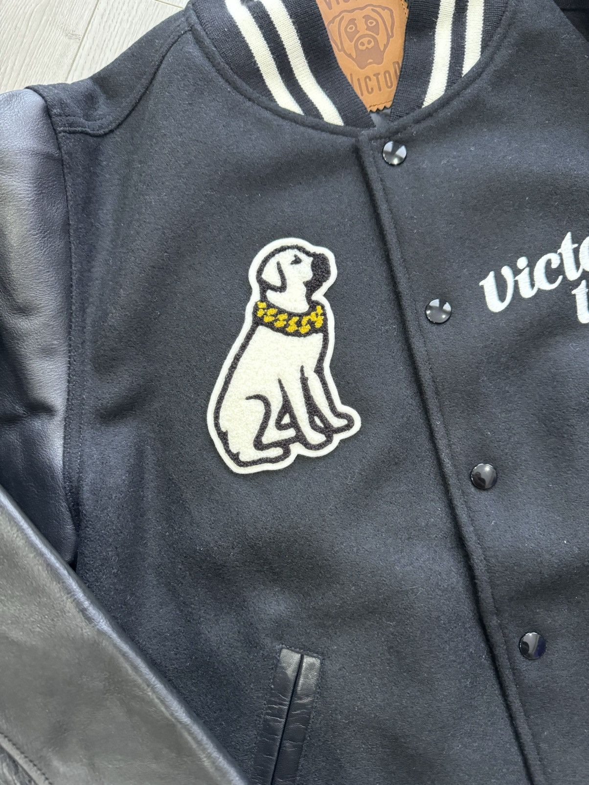 Human Made VICTOR VICTOR VARSITY JACKET Size US XL / EU 56 / 4 - 2 Thumbnail