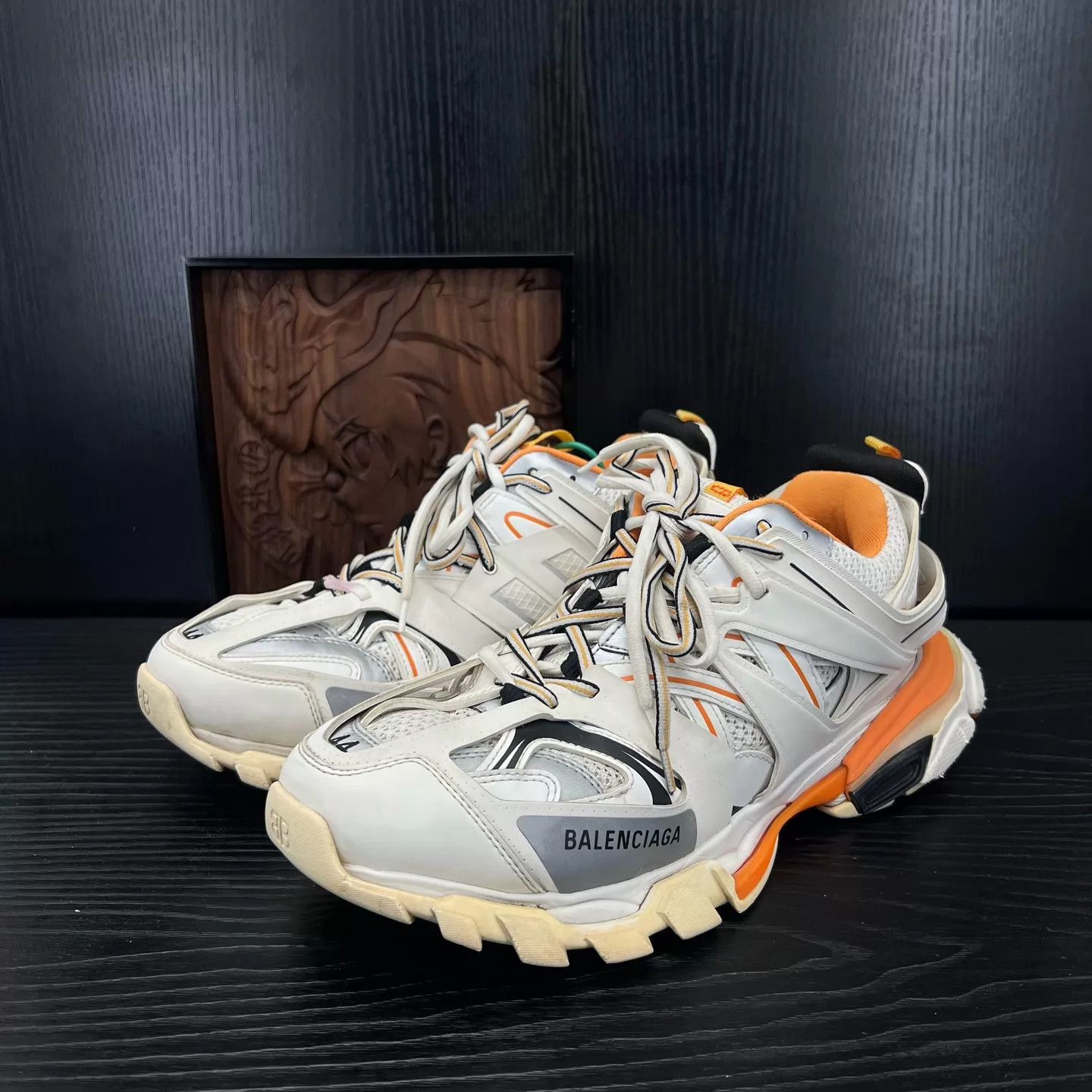Balenciaga Balenciaga Track White Orange 44 Size US 11 / EU 44 - 1 Thumbnail