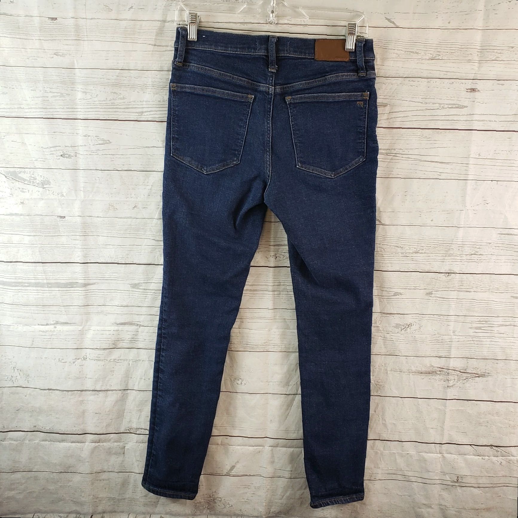 Madewell Madewell Womens Jeans 9" Mid Rise Skinny Jeans Sz 27 Blue Medium Wash Denim Cotton Blend Regular Inseam 28" Boys Girls Mens Womens Size 27" / US 4 / IT 40 - 3 Thumbnail
