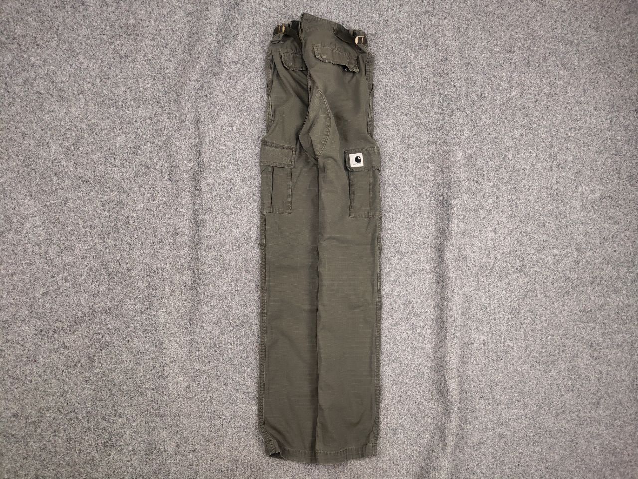 Carhartt Vintage 90's Carhartt Aventura Distressed Olive Cargo Pants Size US 28 / EU 44 - 1 Thumbnail
