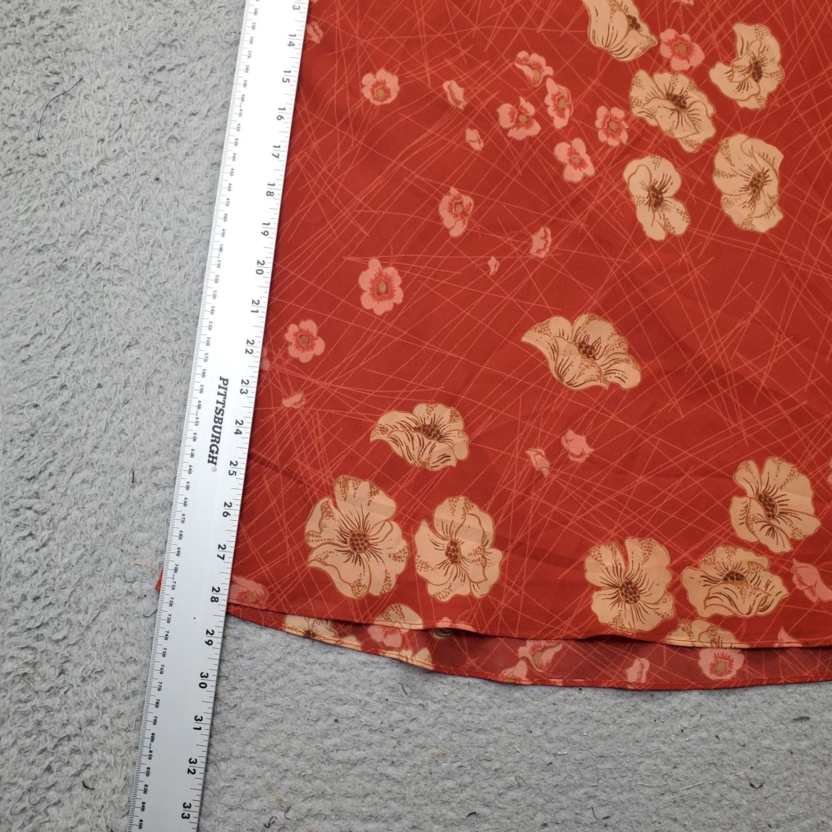 Vintage Venezia Womens Skirt 22/24 A-Line Multi Floral Lined Elastic Waist Short 100% Polyester Size 40" / US 18 - 3 Thumbnail