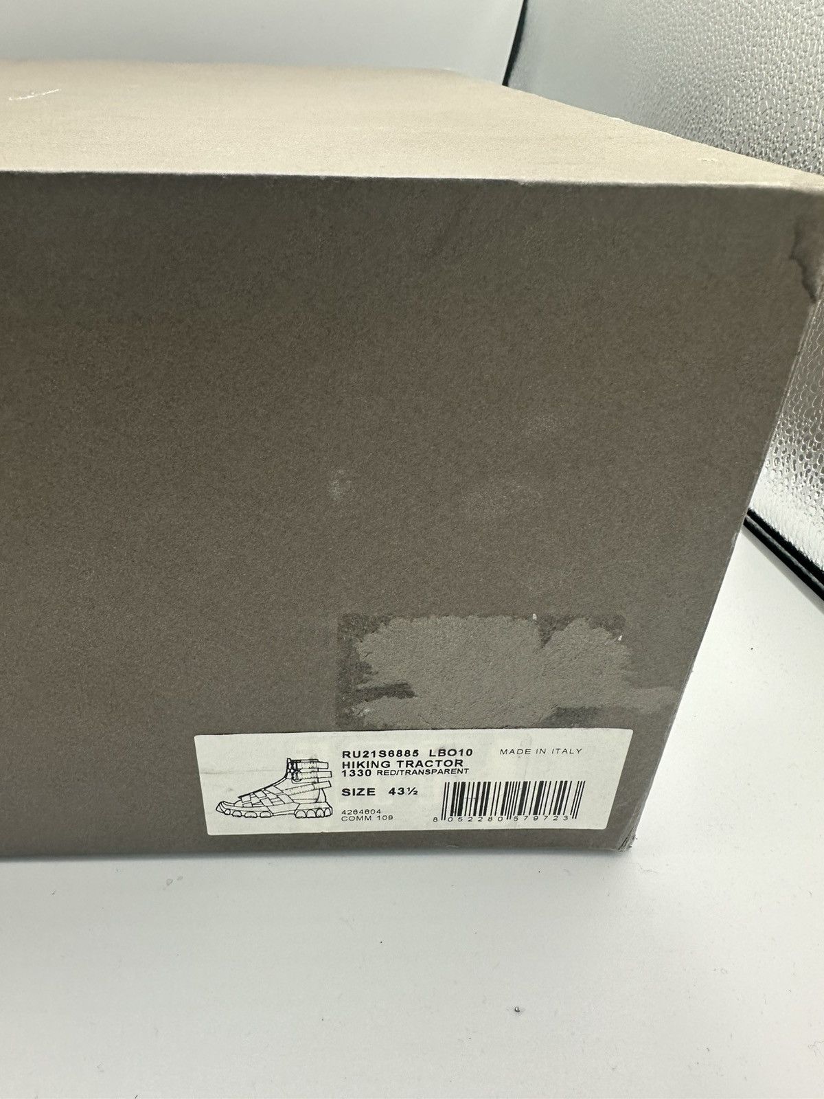 Rick Owens Rick Owens Red with Transparent Sole Size US 10.5 / EU 43-44 - 16 Thumbnail