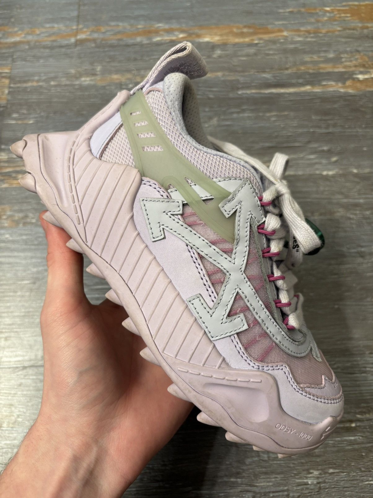 Off-White Off White ODSY-1000 Low Top Sneaker Size 5 Size US 5 / IT 35 - 1 Thumbnail