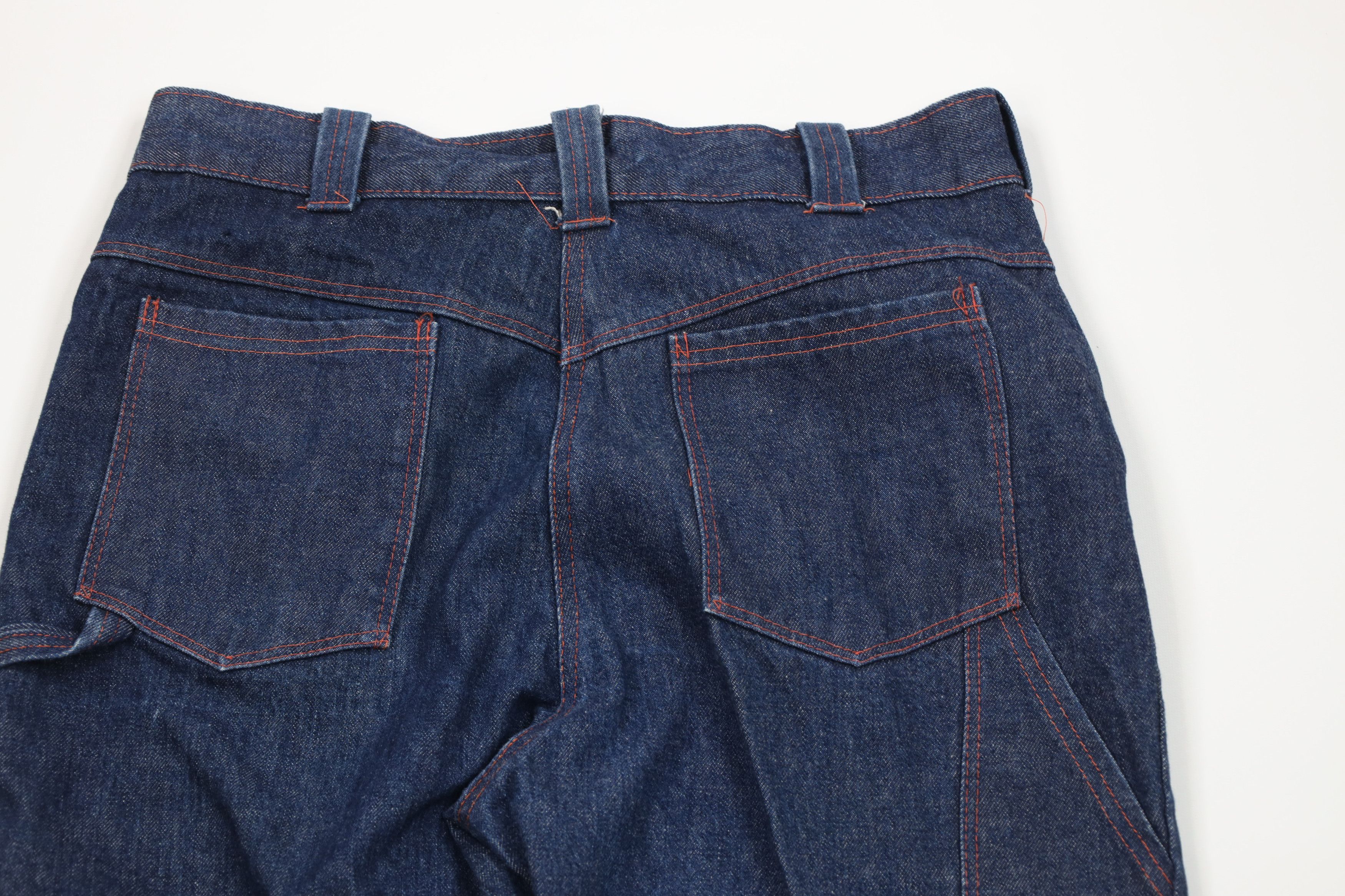 Vintage Vintage 90s Streetwear Wide Leg Dungaree Denim Jeans Indigo Size US 34 / EU 50 - 10 Thumbnail