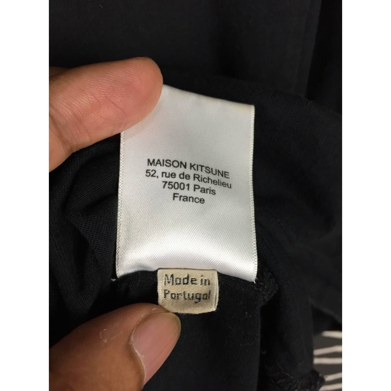 Vintage Maison Kitsune Made In Portugal Pocket Tee Size M Size US M / EU 48-50 / 2 - 9 Thumbnail