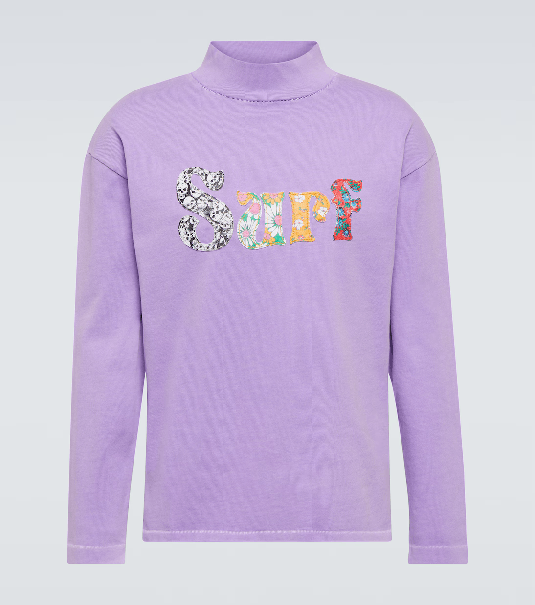 ERL ERL Surf Patch Longsleeve T -shirt - Purple PURPLE Size US M / EU 48-50 / 2 - 1 Thumbnail