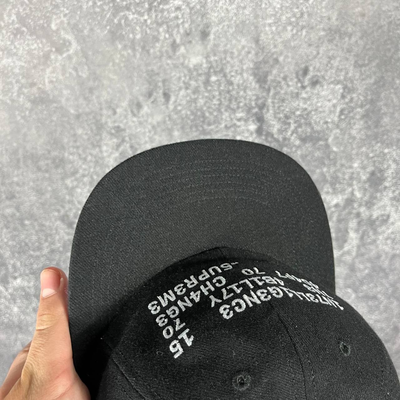 Supreme Supreme Intelligence SS20 6-Panel Cap Rare Black Size ONE SIZE - 8 Thumbnail