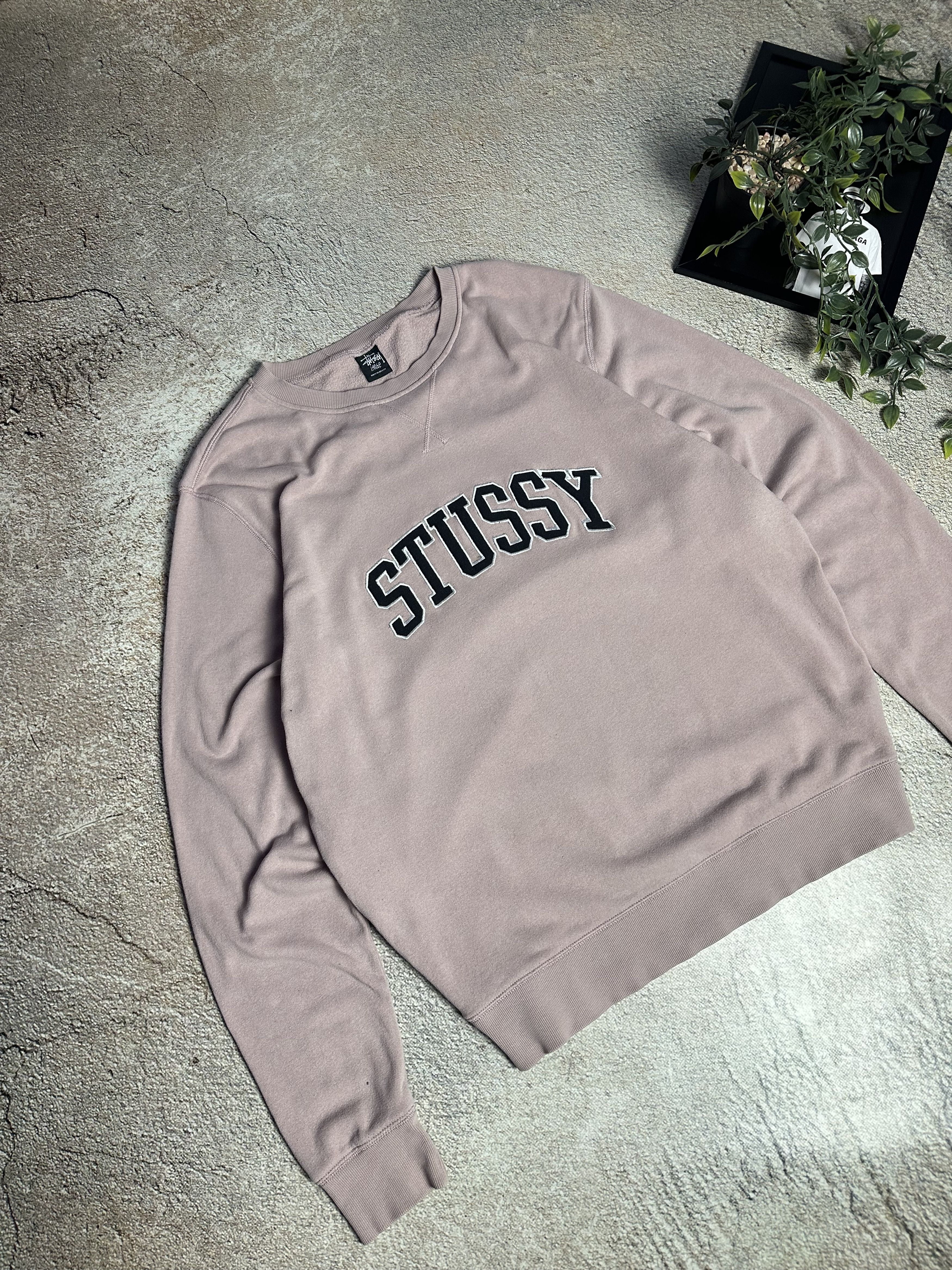 Stussy × Vintage Vintage sweatshirt stussy big logo boxy fit Size US L / EU 52-54 / 3 - 1 Thumbnail