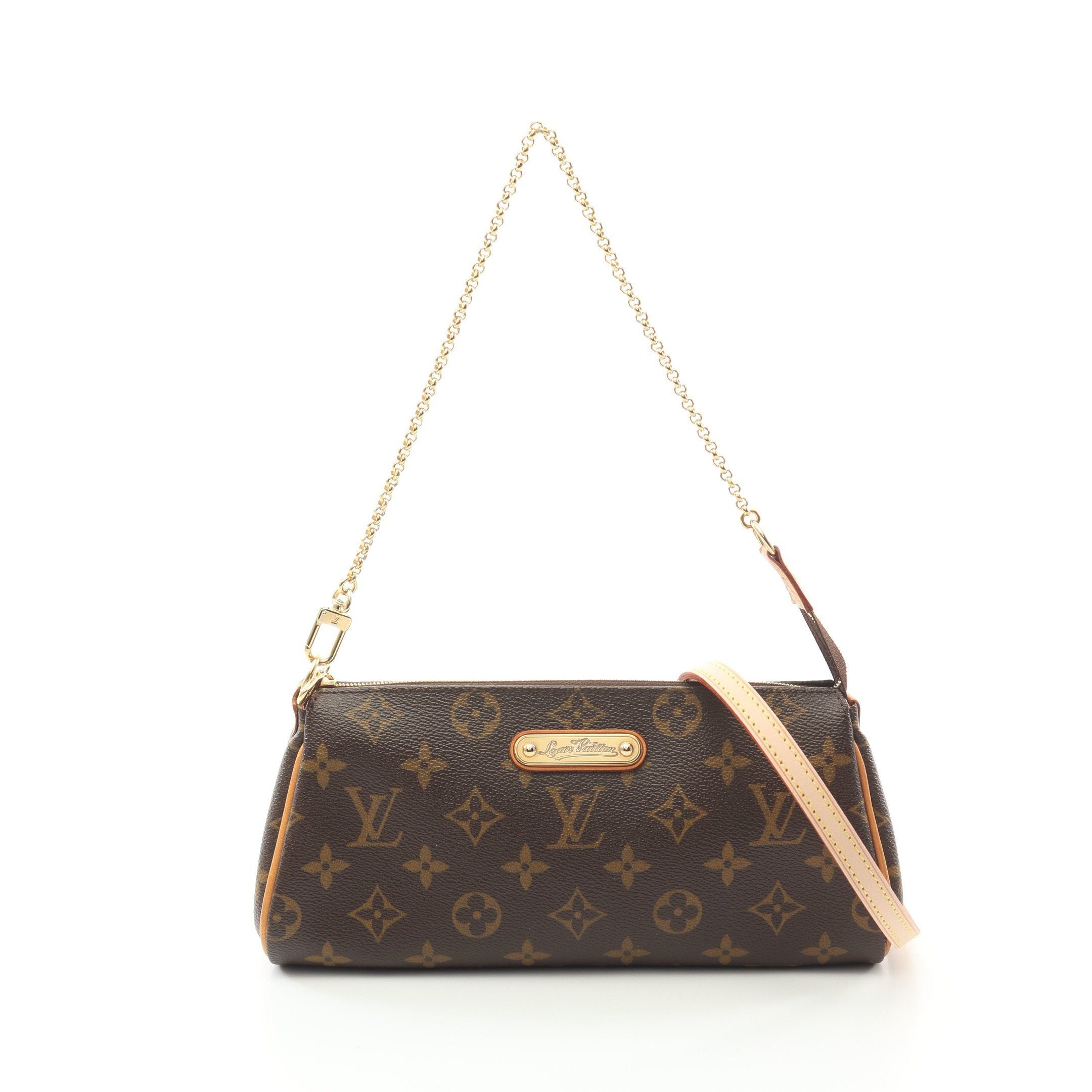 Louis Vuitton Louis Vuitton Eva Monogram Chain Shoulder Bag Leather Brown Size ONE SIZE - 1 Thumbnail