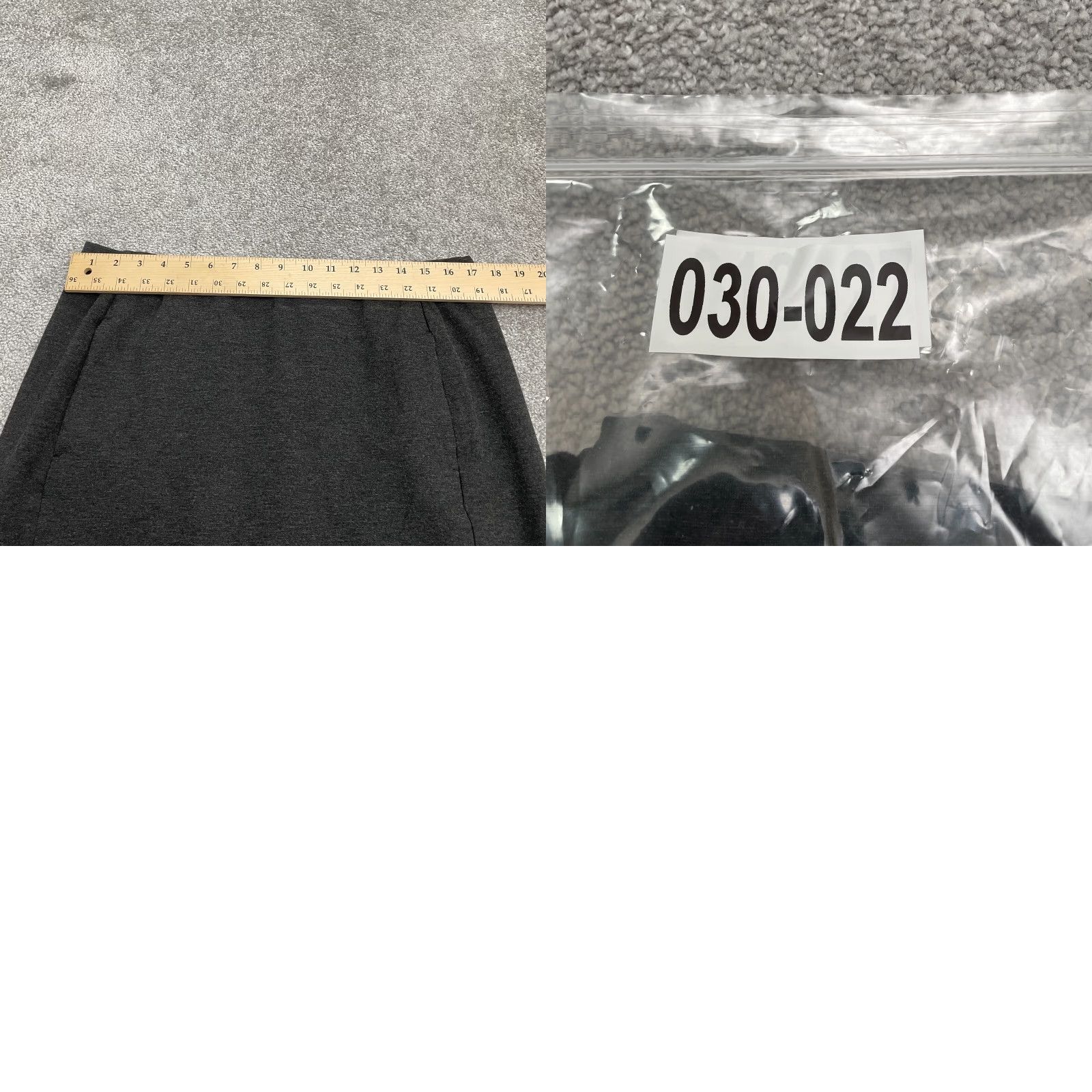 J. Jill J. Jill Pencil Skirt Womens Medium Tall Dark Gray Knee Length Stretch Workwear Knit Size 32" / US 10 / IT 46 - 8 Thumbnail