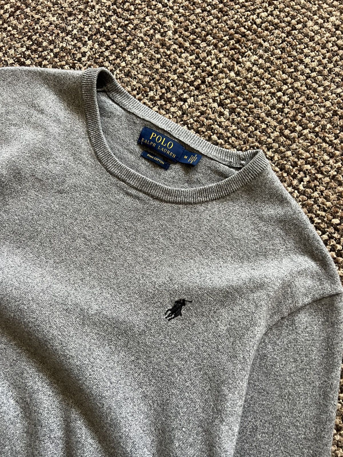 Polo Ralph Lauren POLO RALPH LAUREN GREY SWEATER JUMPER Size US M / EU 48-50 / 2 - 4 Thumbnail