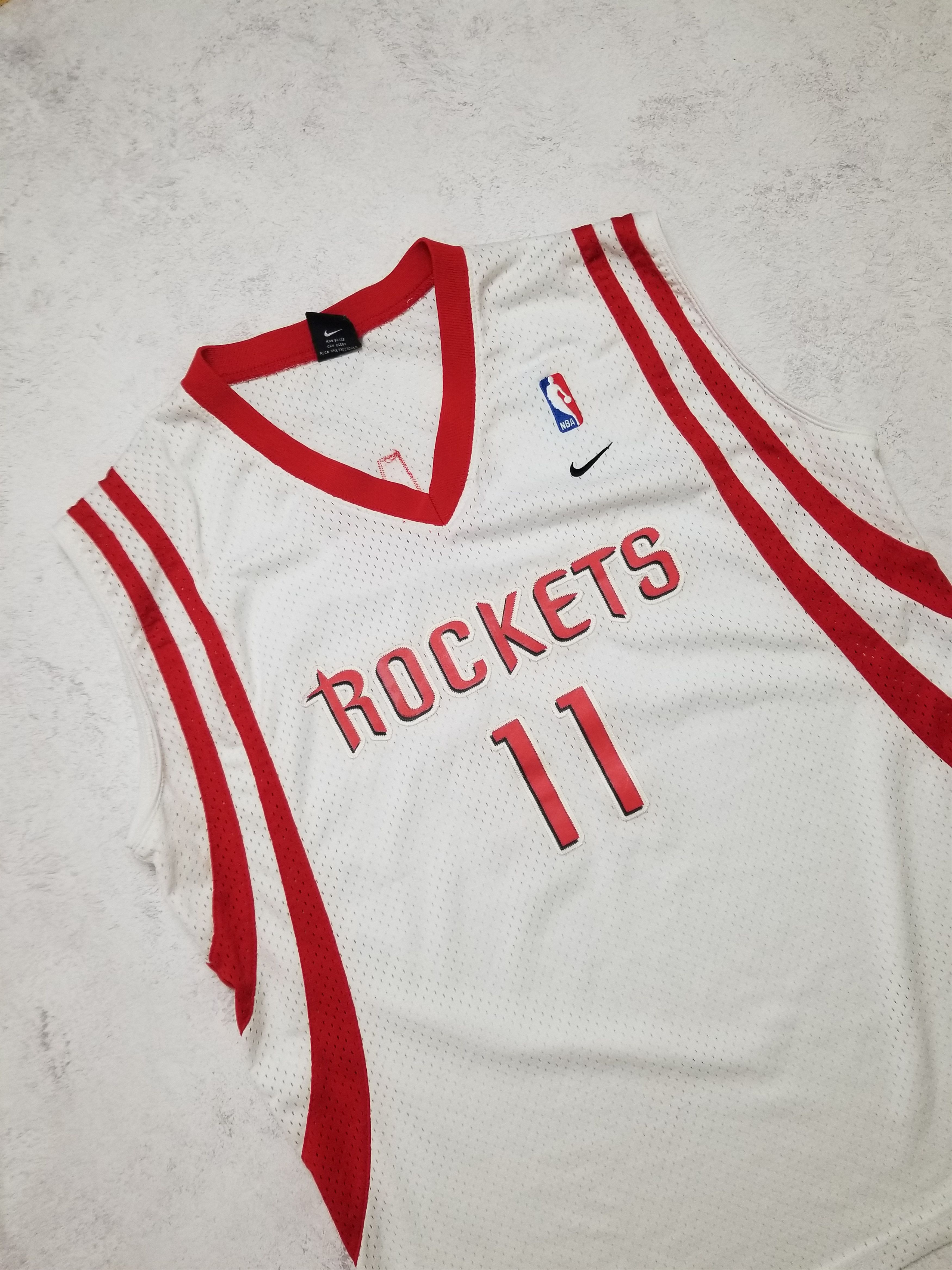 Nike Vintage Houston Rockets Yao Ming 11 White Swingman Jersey Size US XL / EU 56 / 4 - 19 Thumbnail