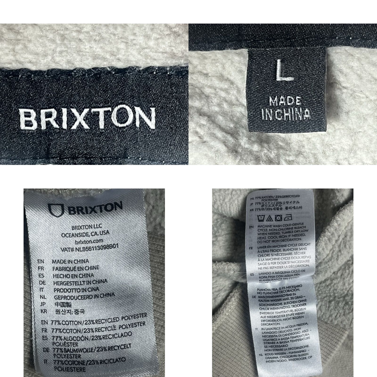 Brixton Brixton Hoodie Beige Skull Coors Beer Pullover Graphic Men L See Pics Size US L / EU 52-54 / 3 - 8 Thumbnail