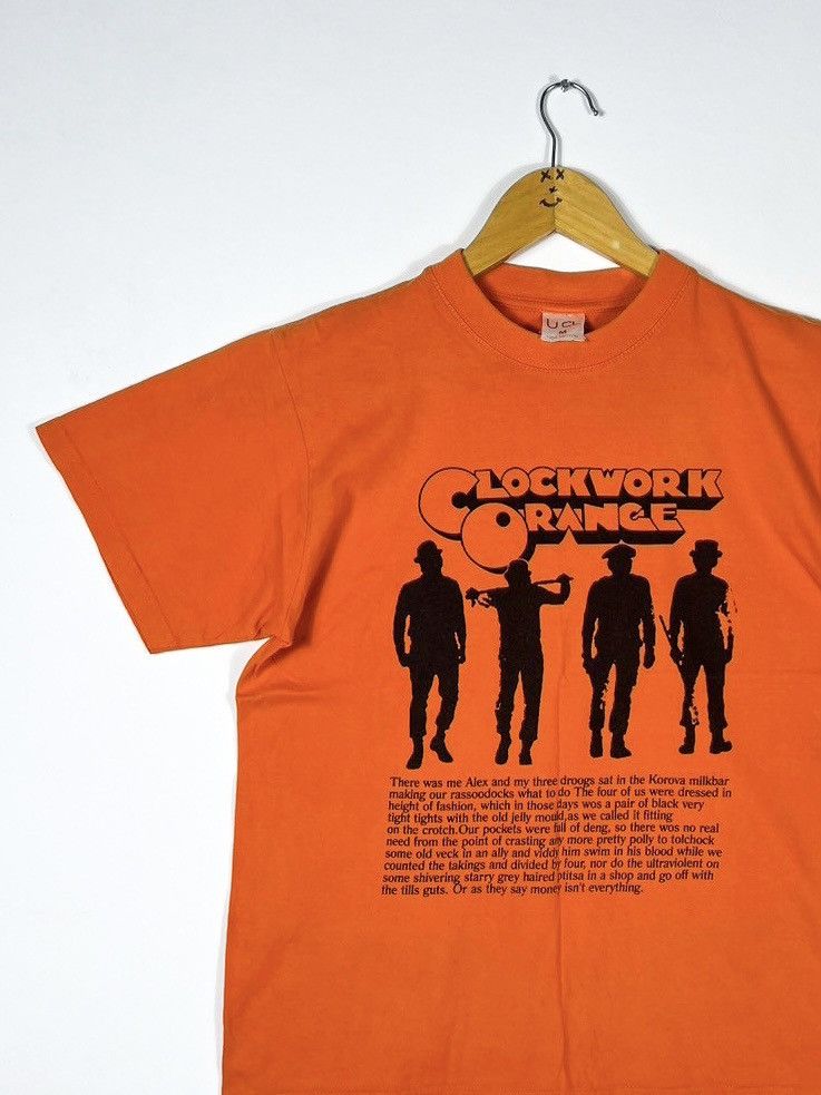Vintage Clockwork orange Movie Tee Vintage 90s Band T-Shirt Size US M / EU 48-50 / 2 - 1 Thumbnail