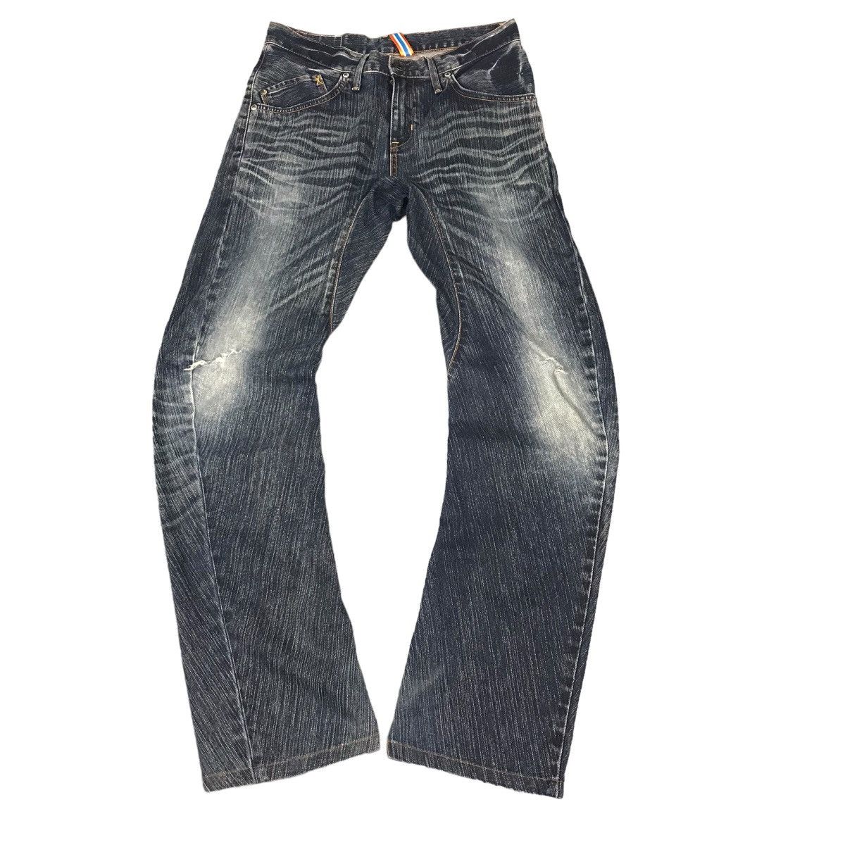 Japanese Brand BANANA STYLE DENIM DISTRESSED JEANS EDWIN PANTS Size US 28 / EU 44 - 1 Thumbnail