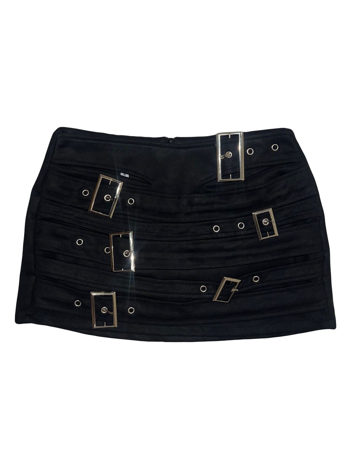 Japanese Brand Vintage multi belts punk mini skirt 🖤☠️ Size 26" / US 2 / IT 38 - 1 Thumbnail