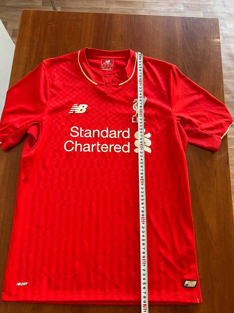 New Balance 2015/16 LIVERPOOL FC HOME SOCCER JERSEY FOOTBALL SHIRT SZ S Size US S / EU 44-46 / 1 - 18 Thumbnail