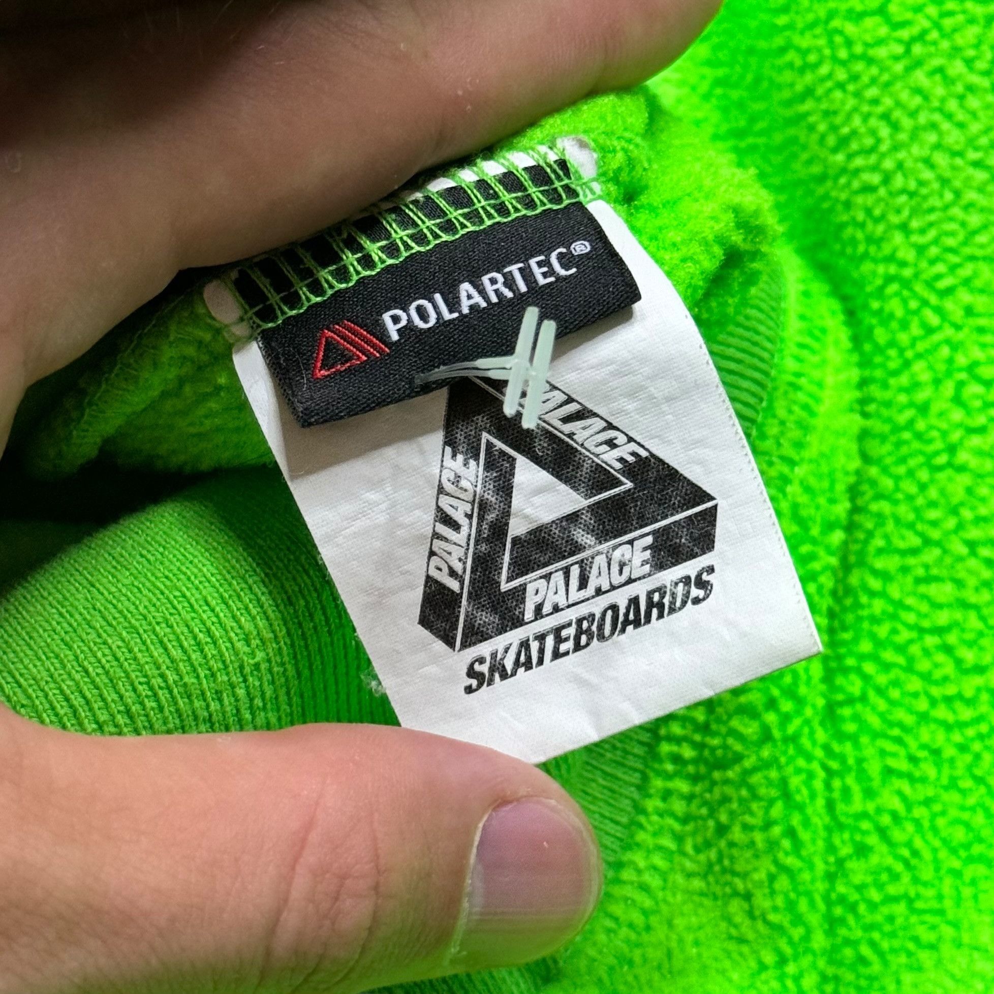 Palace Palace Skateboards green polar red hoodie size L Size US L / EU 52-54 / 3 - 9 Thumbnail