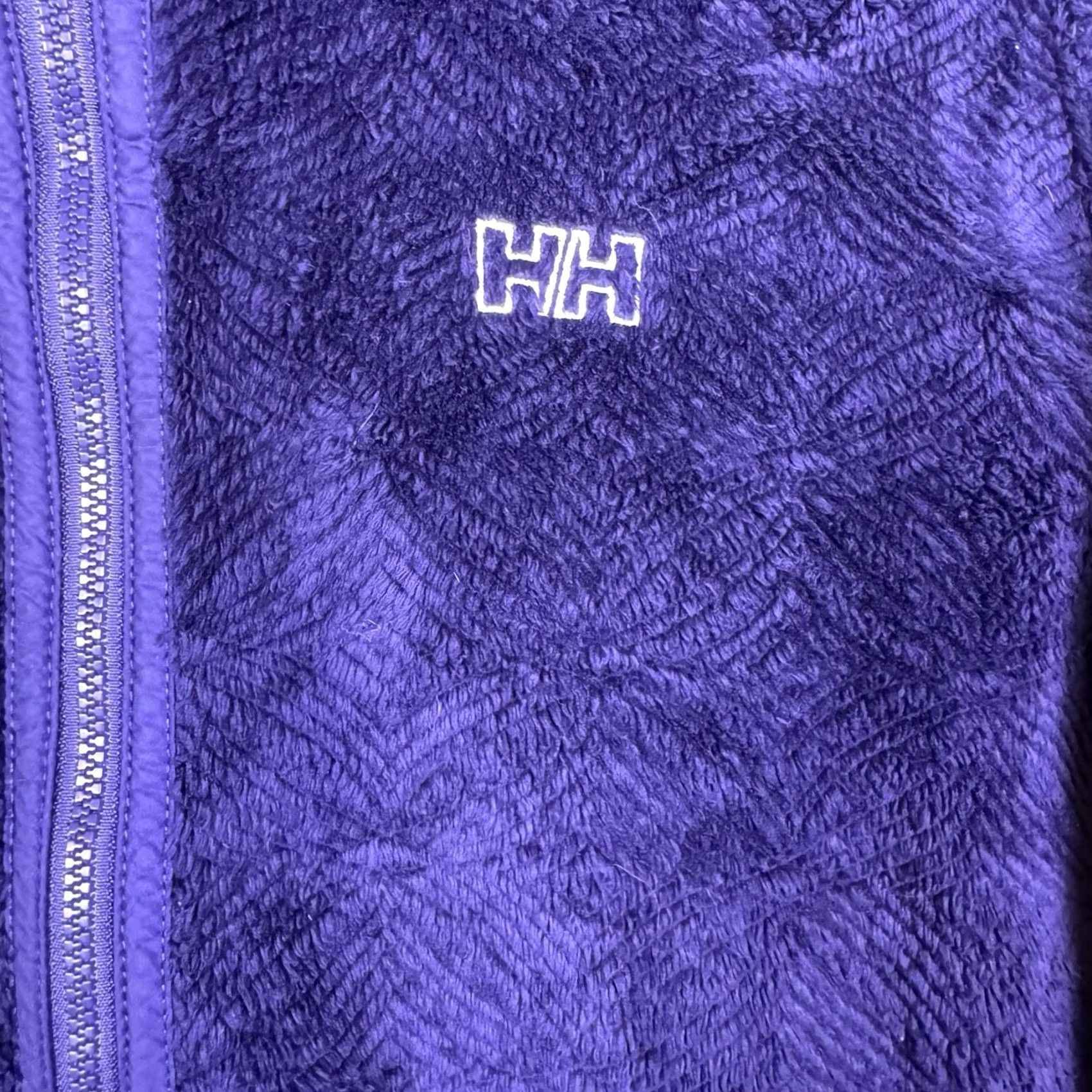 Helly Hansen Helly Hansen Jacket Womens S Full Zip Precious Fleece Geometric Faux Fur Purple Size S / US 4 / IT 40 - 5 Thumbnail