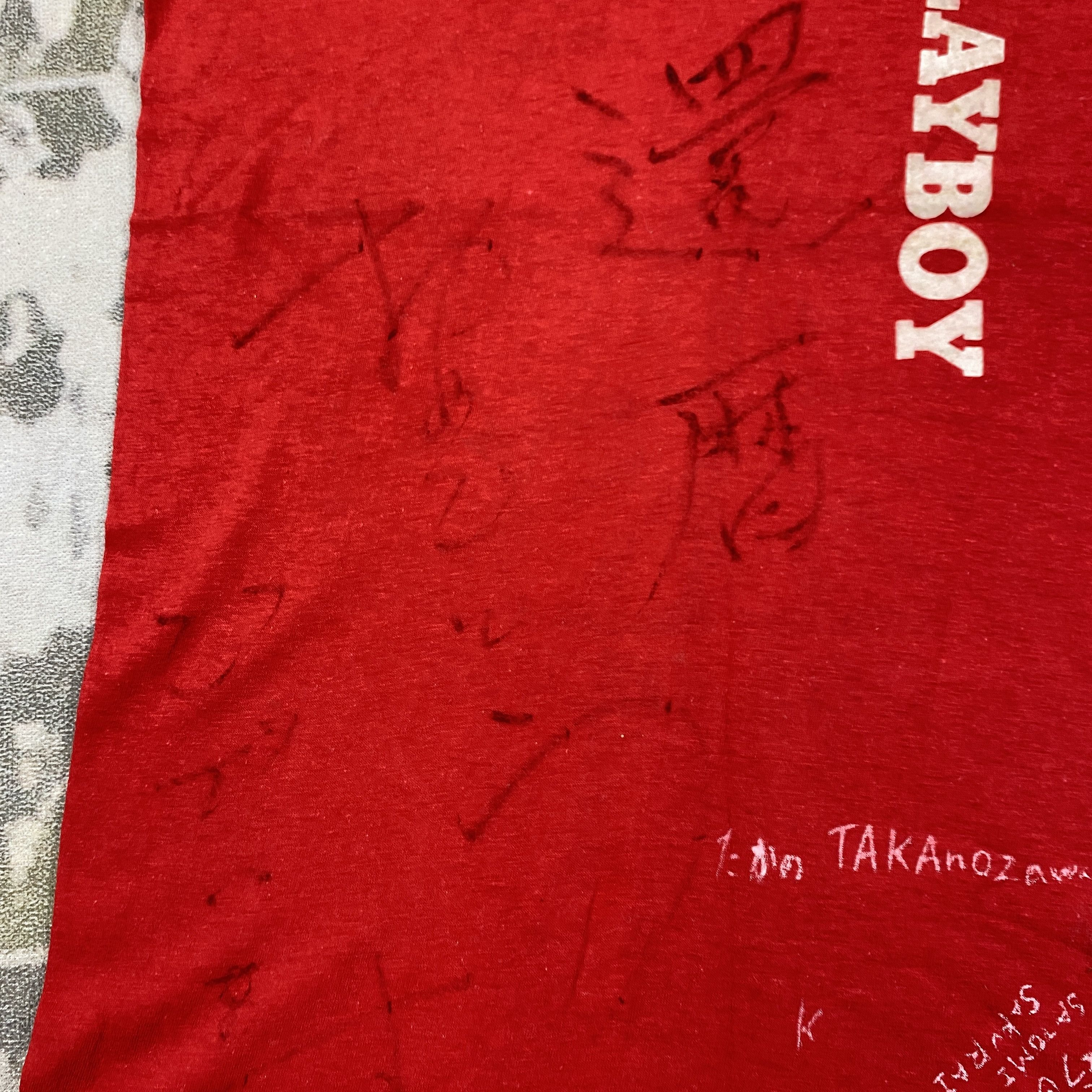 Japanese Brand Vintage Playboy Signature Tshirt -D102 Size US S / EU 44-46 / 1 - 6 Thumbnail