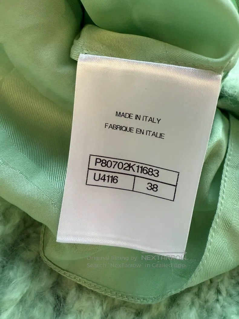 Chanel Chanel 25k super cute mint green cartoon big sweater Size XS / US 0-2 / IT 36-38 - 6 Thumbnail