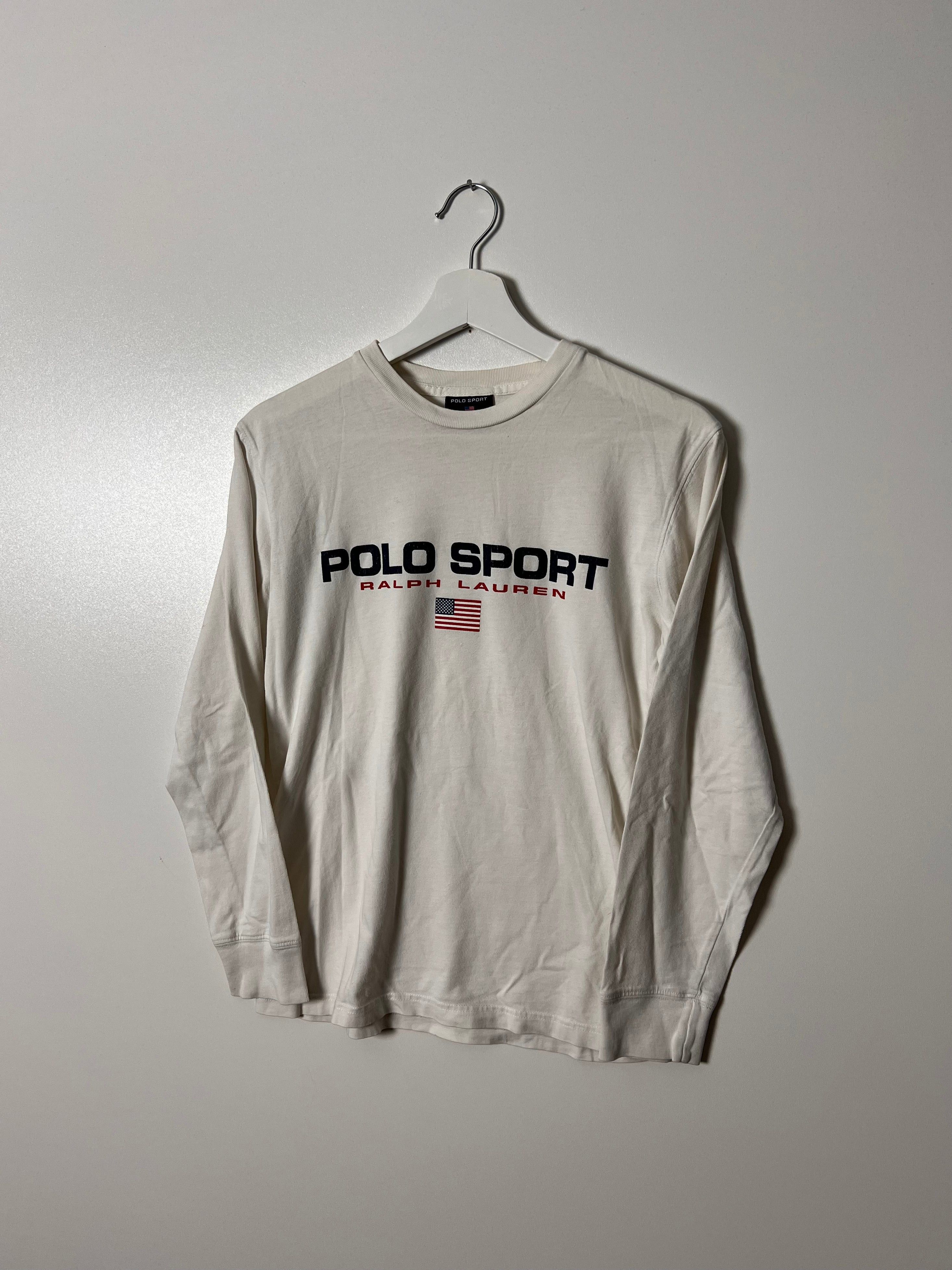 Polo Ralph Lauren 00's Polo Sport Ralph Lauren Spellout Longsleeve – Medium Size US L / EU 52-54 / 3 - 1 Thumbnail
