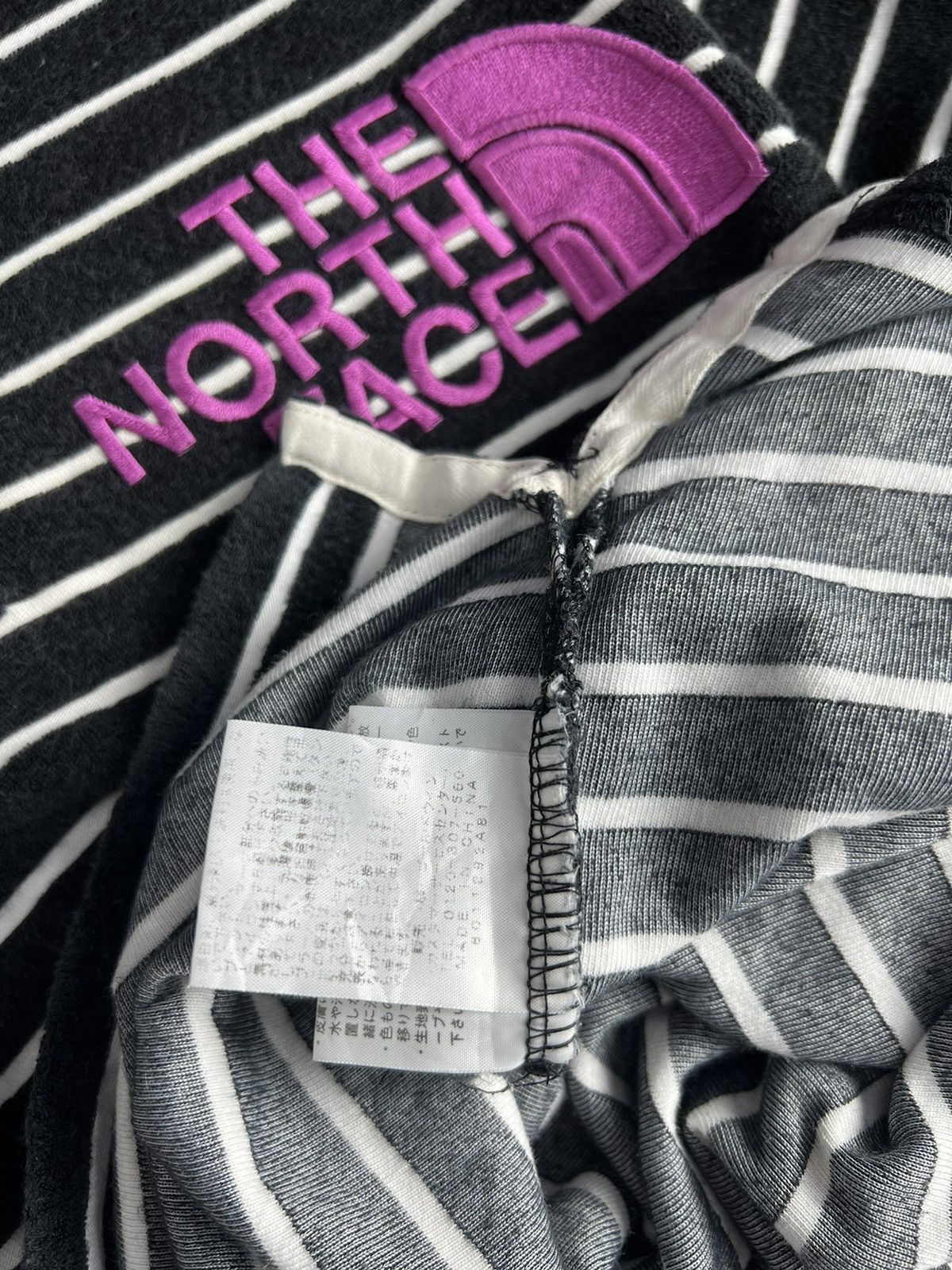 The North Face × Vintage 90s Vintage The North Face Fleece Striped Polo Shirt Size US L / EU 52-54 / 3 - 9 Thumbnail