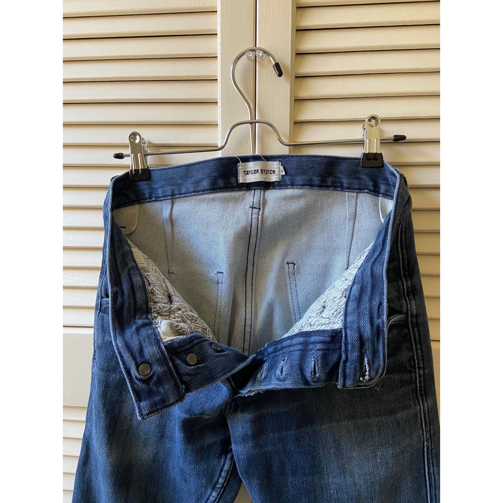 Taylor Stitch Taylor Stitch Blue Denim Skinny Jeans Pants Men’s Size 30x34 Size US 30 / EU 46 - 3 Thumbnail