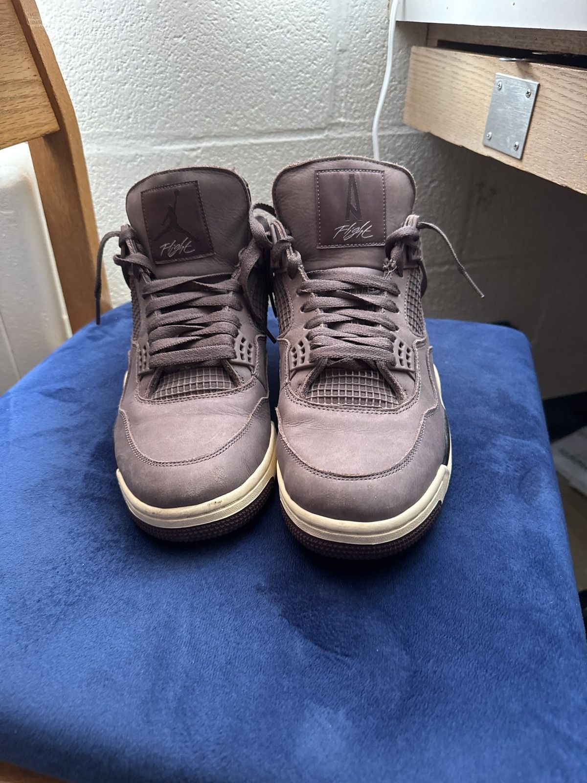 A Ma Maniere × Jordan Brand Jordan 4 Retro SP A Ma Maníere Violet Ore Size US 11.5 / EU 44-45 - 4 Thumbnail
