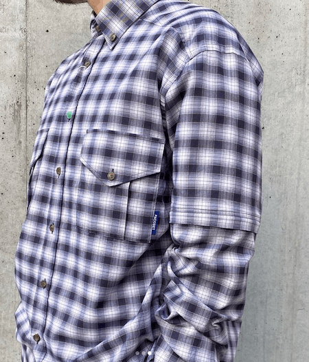 PACCBET PACCBET Check Flannel 2-Way Zip Shirt Size US S / EU 44-46 / 1 - 8 Thumbnail