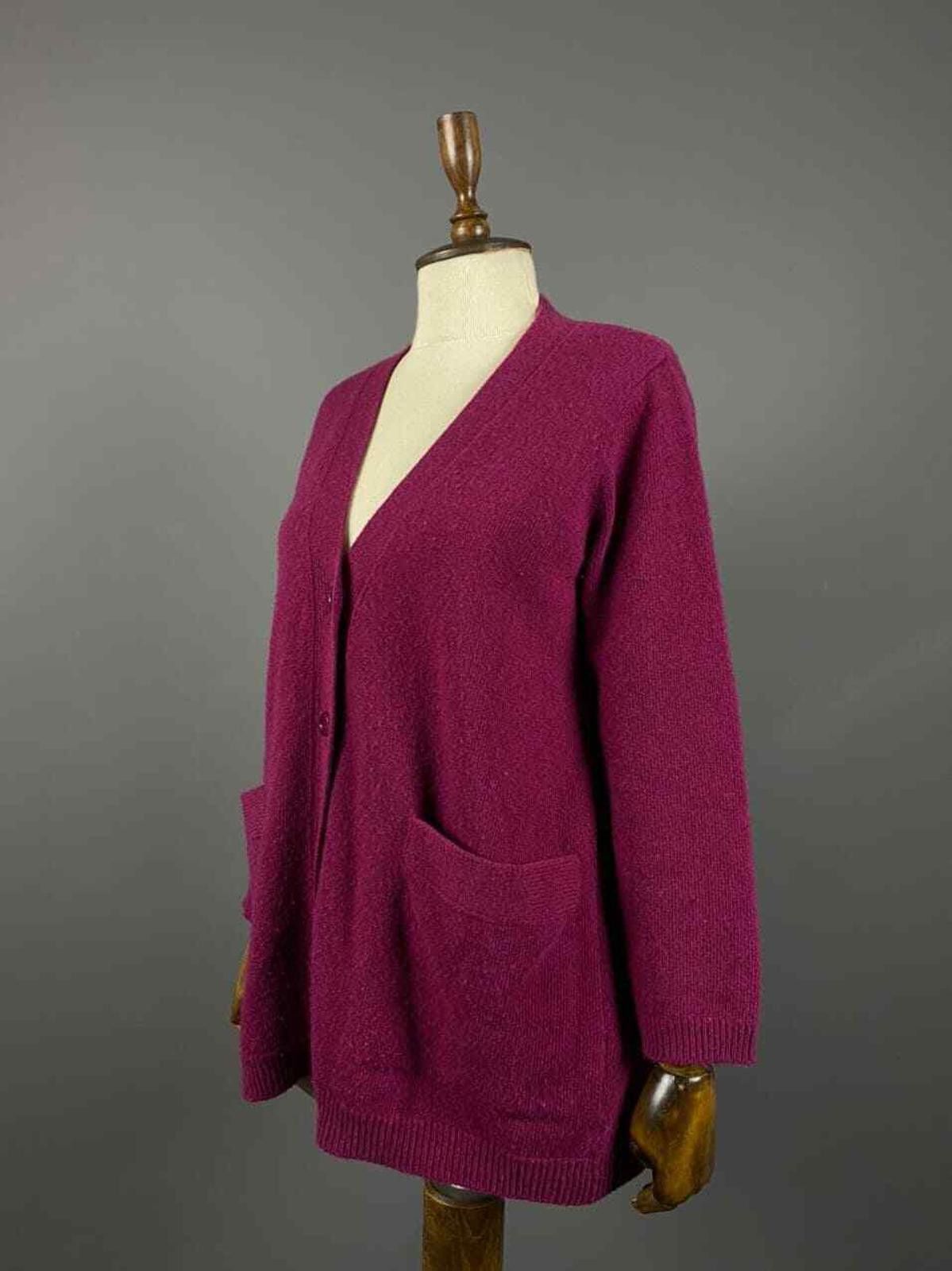 Aspesi Aspesi Pink 70% Wool 30% Cashmere Cardigan Sweater Size M Size M / US 6-8 / IT 42-44 - 1 Thumbnail