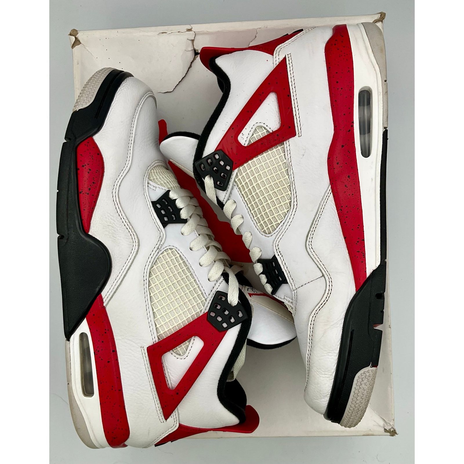 Jordan Brand Jordan 4 Retro Red Cement DH6927-161 Sz 11 Size US 11 / EU 44 - 3 Thumbnail
