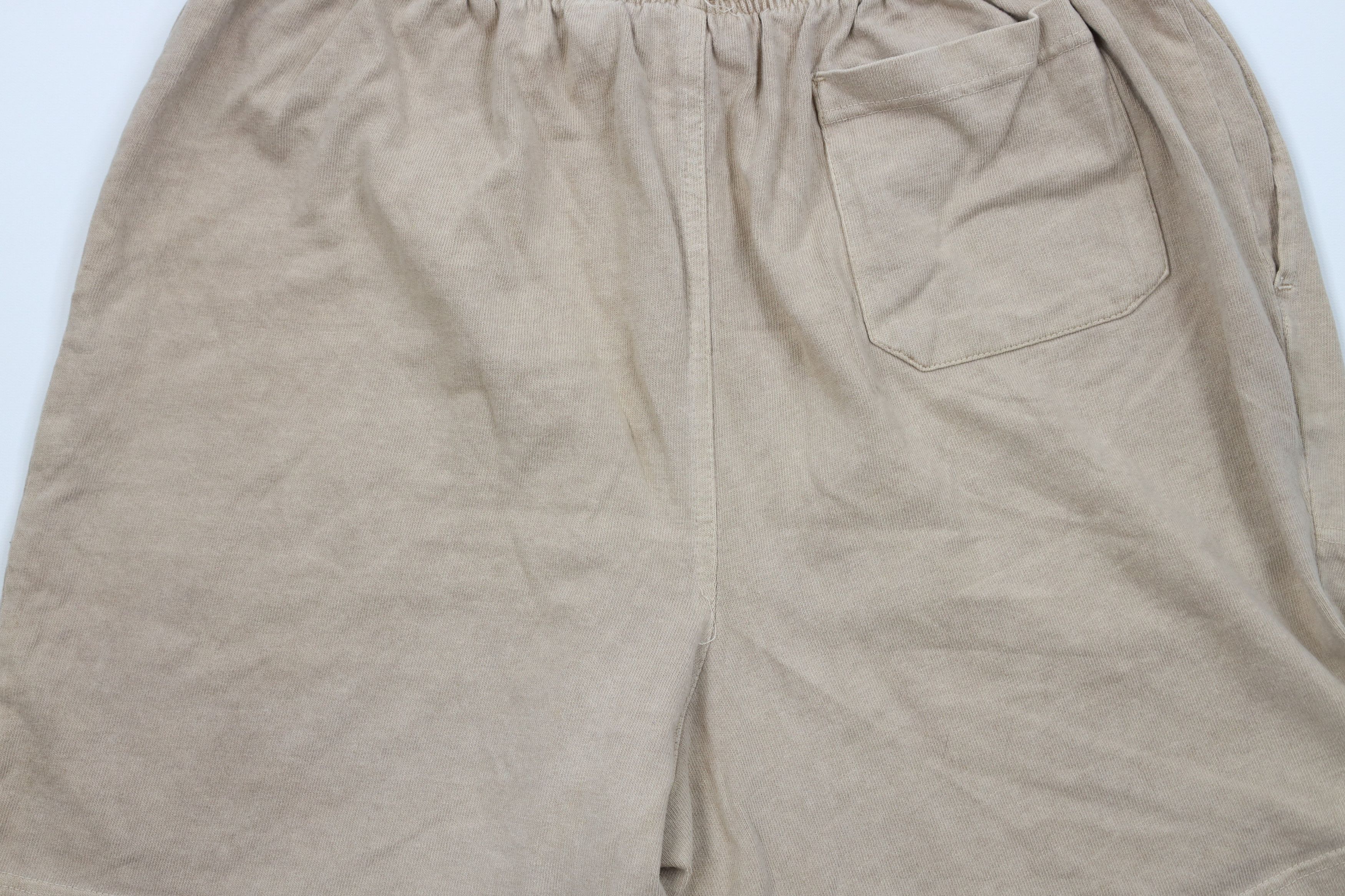 Vintage Vintage 90s Streetwear Cotton Pigment Stonewash Shorts Beige Size US 34 / EU 50 - 13 Thumbnail