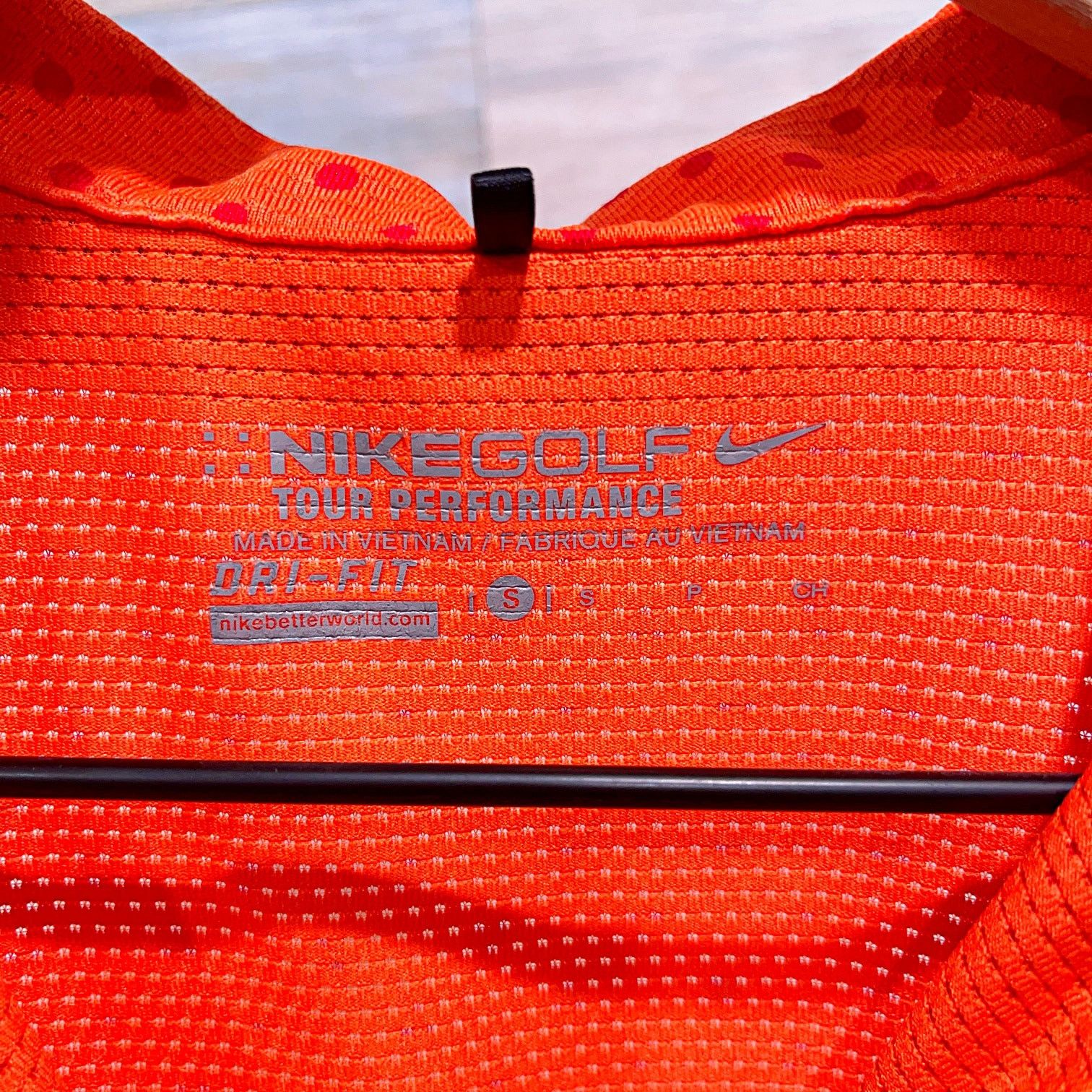 Nike Nike Golf Tour Performance Sleeveless Polo Orange Polka Dot Size S / US 4 / IT 40 - 6 Thumbnail