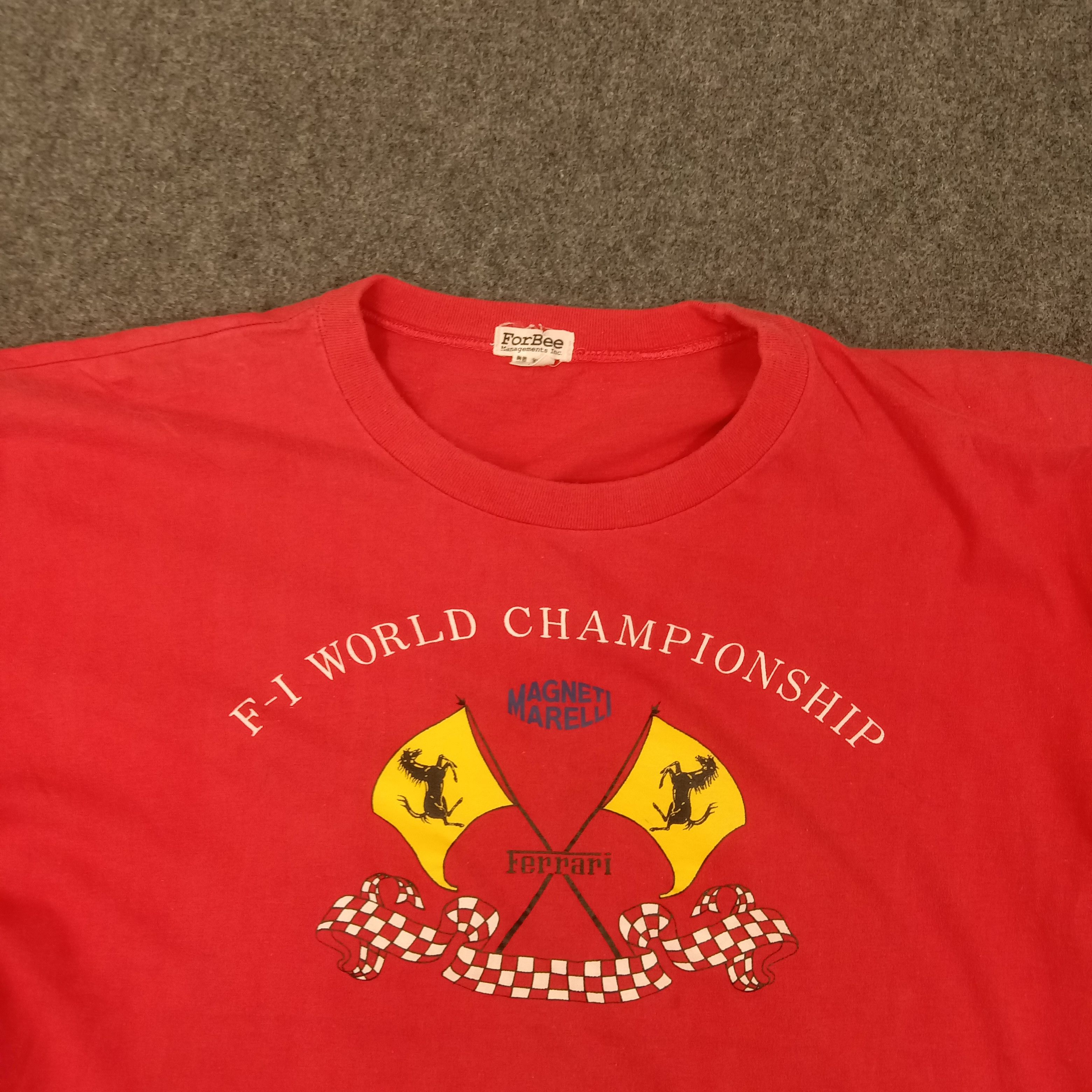 Ferrari × Vintage Ferrari Magneti Marelli Racing Formula One Tshirt Size US L / EU 52-54 / 3 - 2 Thumbnail