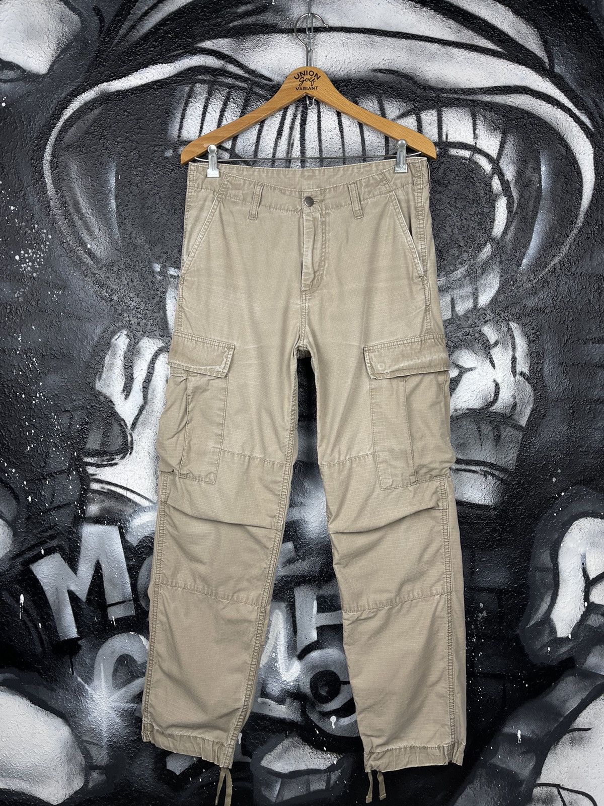 Carhartt Carhartt WIP Beige Regular Cargo Pants Men’s Size W31 L32 Size US 31 - 6 Thumbnail