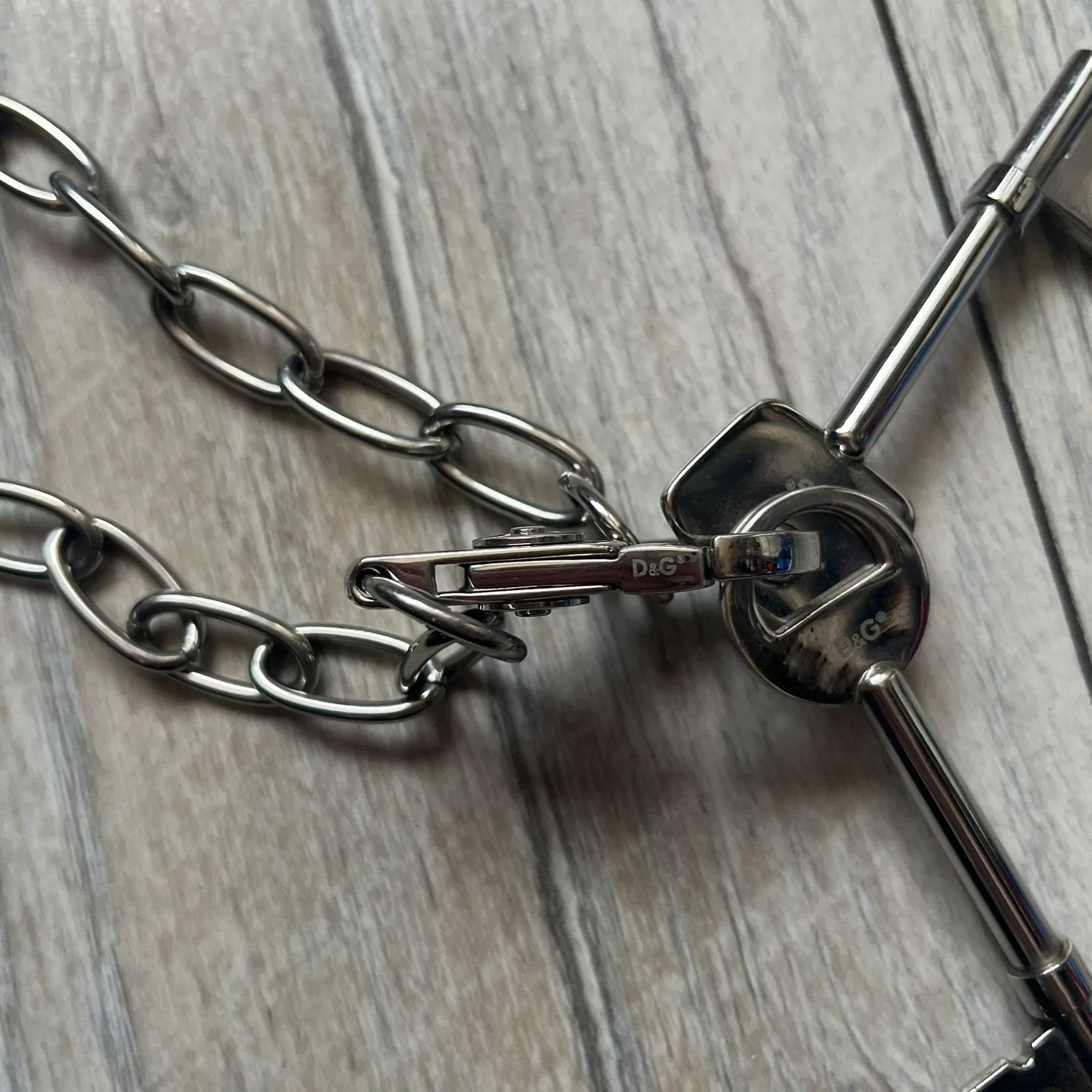 Dolce & Gabbana Dolce & Gabbana Two Keys Necklace Size ONE SIZE - 5 Thumbnail