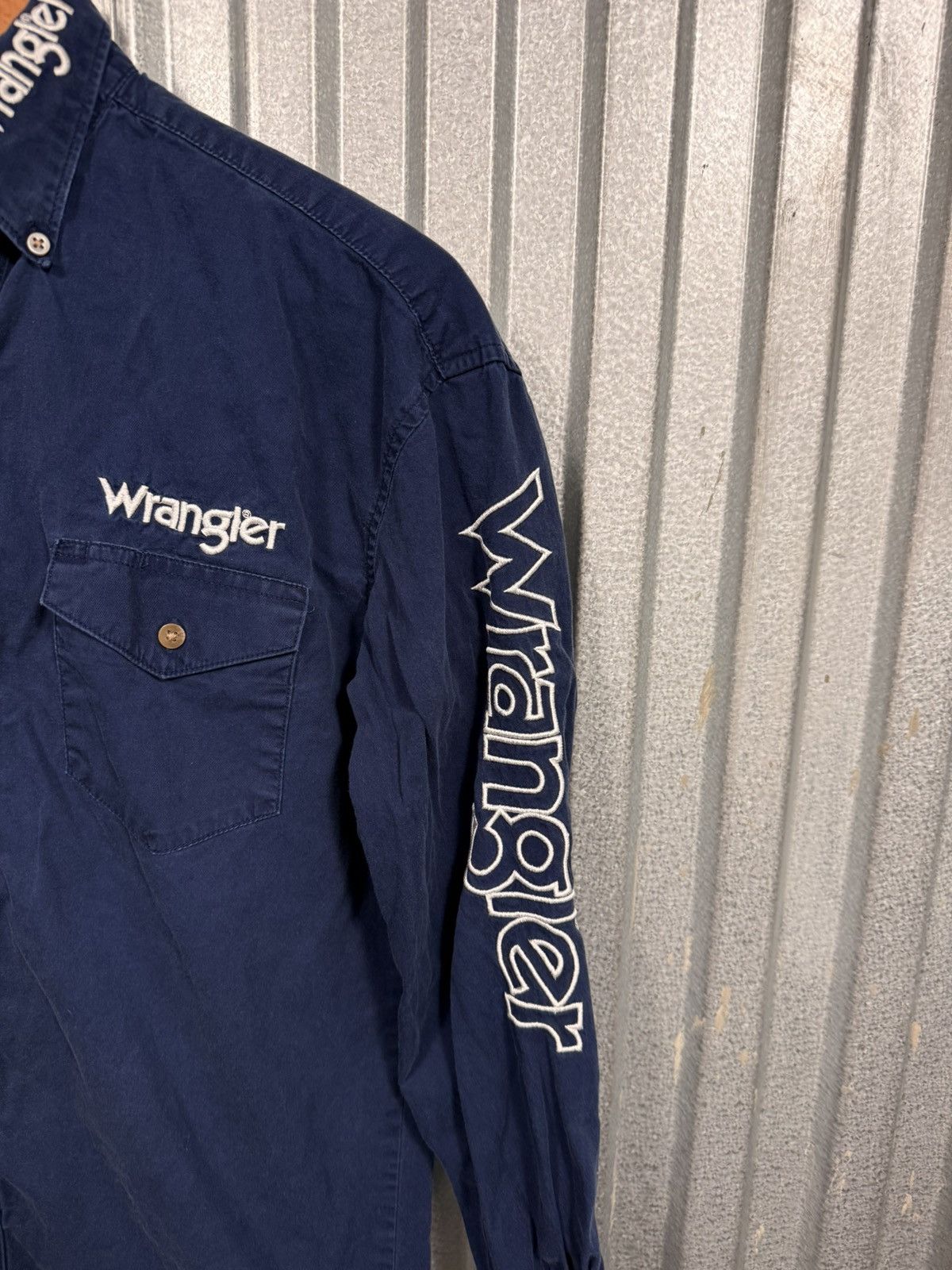 Wrangler Wrangler Sewn In Western Cowboy Button Up Shirt Size US S / EU 44-46 / 1 - 5 Thumbnail