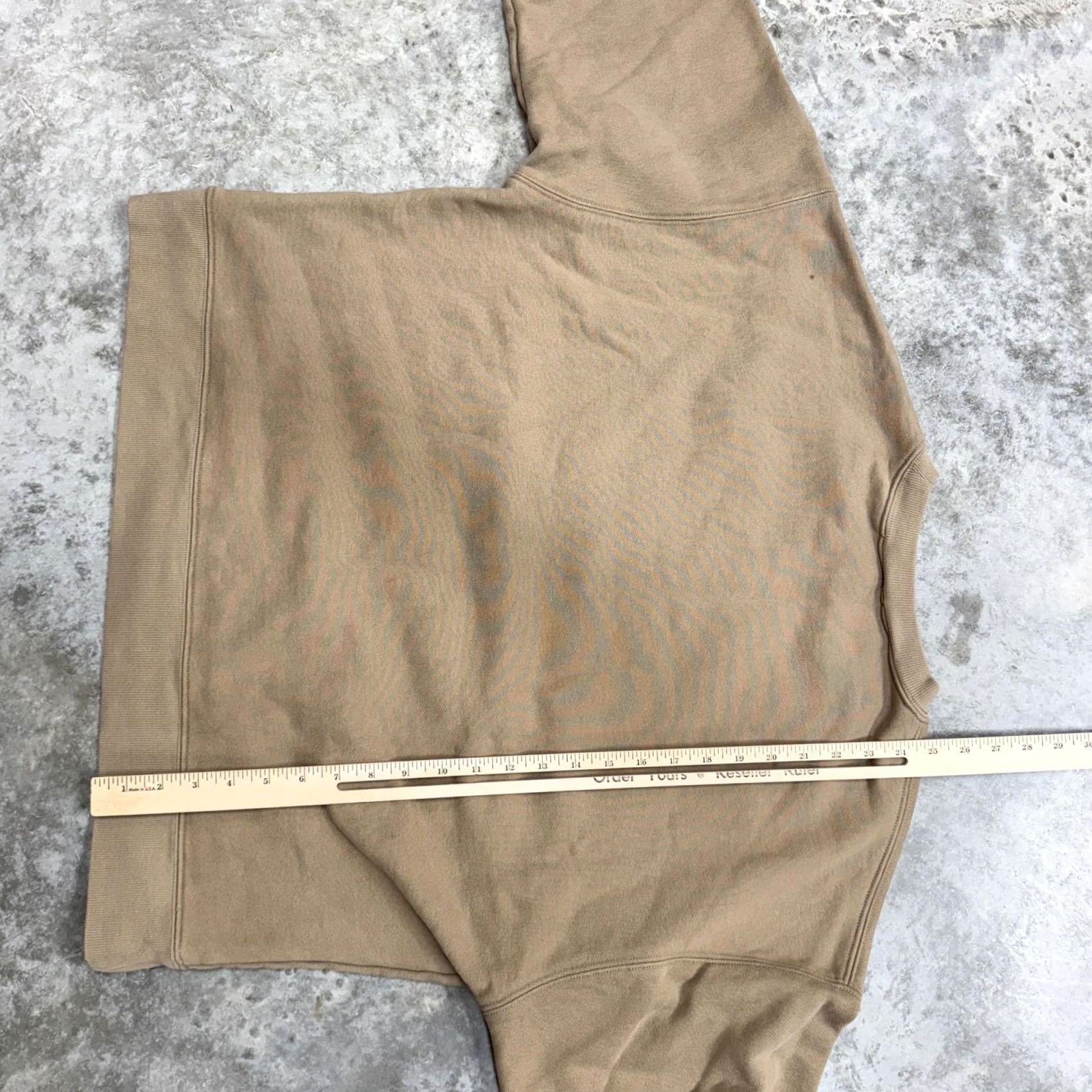 Vintage Jenni Kayne Sweatshirt Womens Large Beige Cotton Crewneck Pullover Made USA Size L / US 10 / IT 46 - 7 Thumbnail